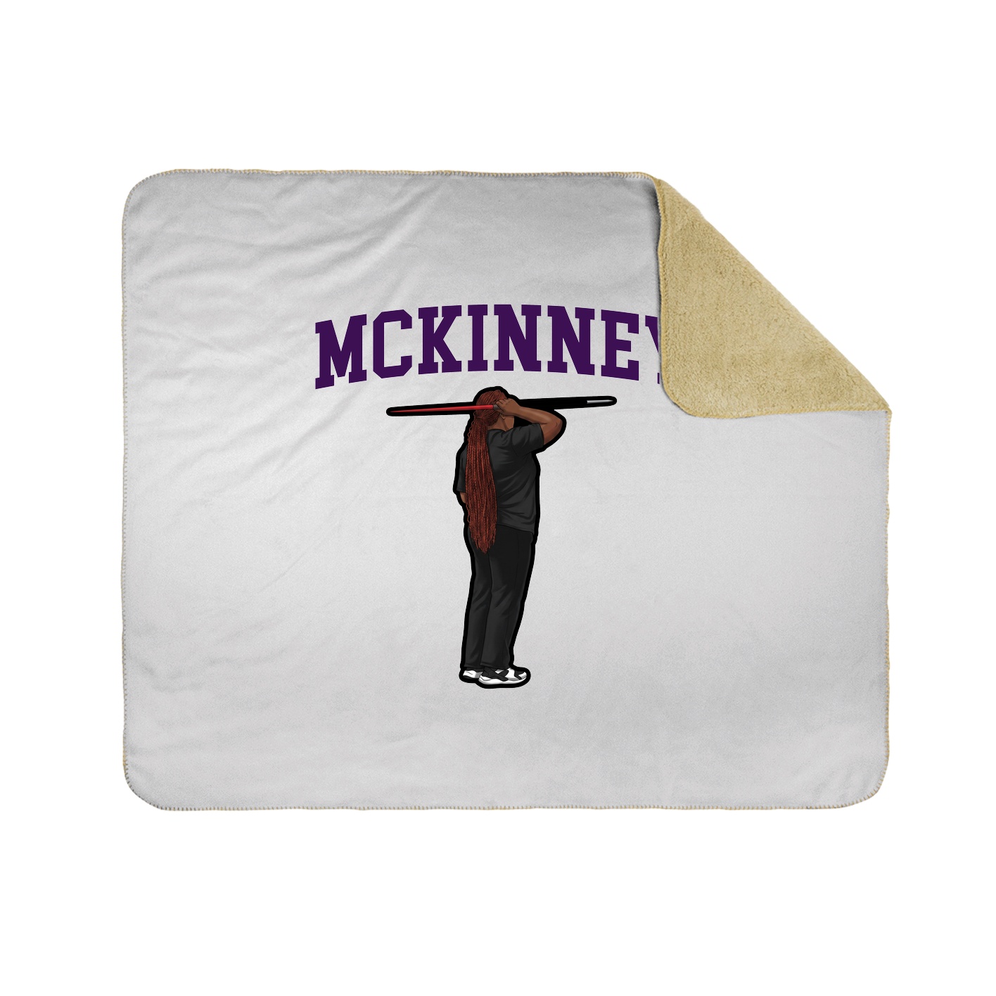 Throw Blanket — Shirsey in White