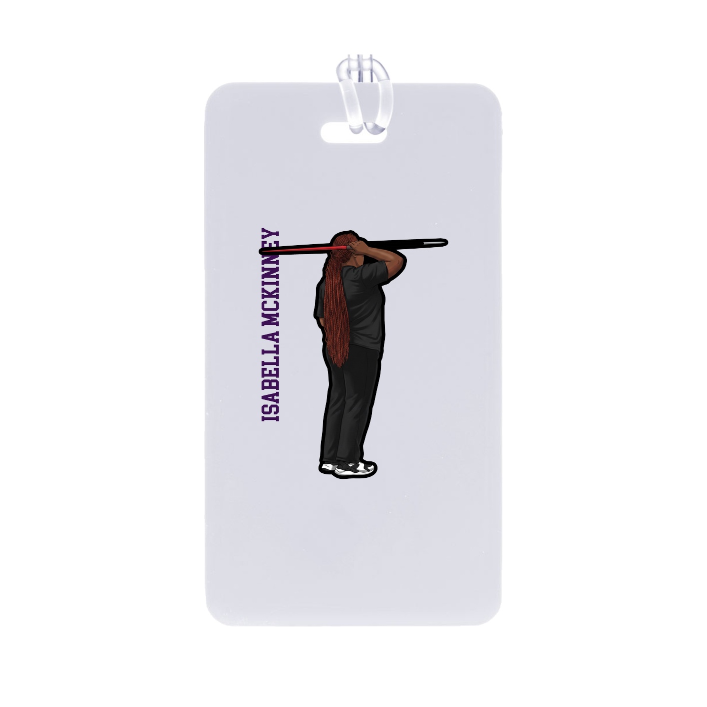 Bag Tag — Name Vertical in Classic