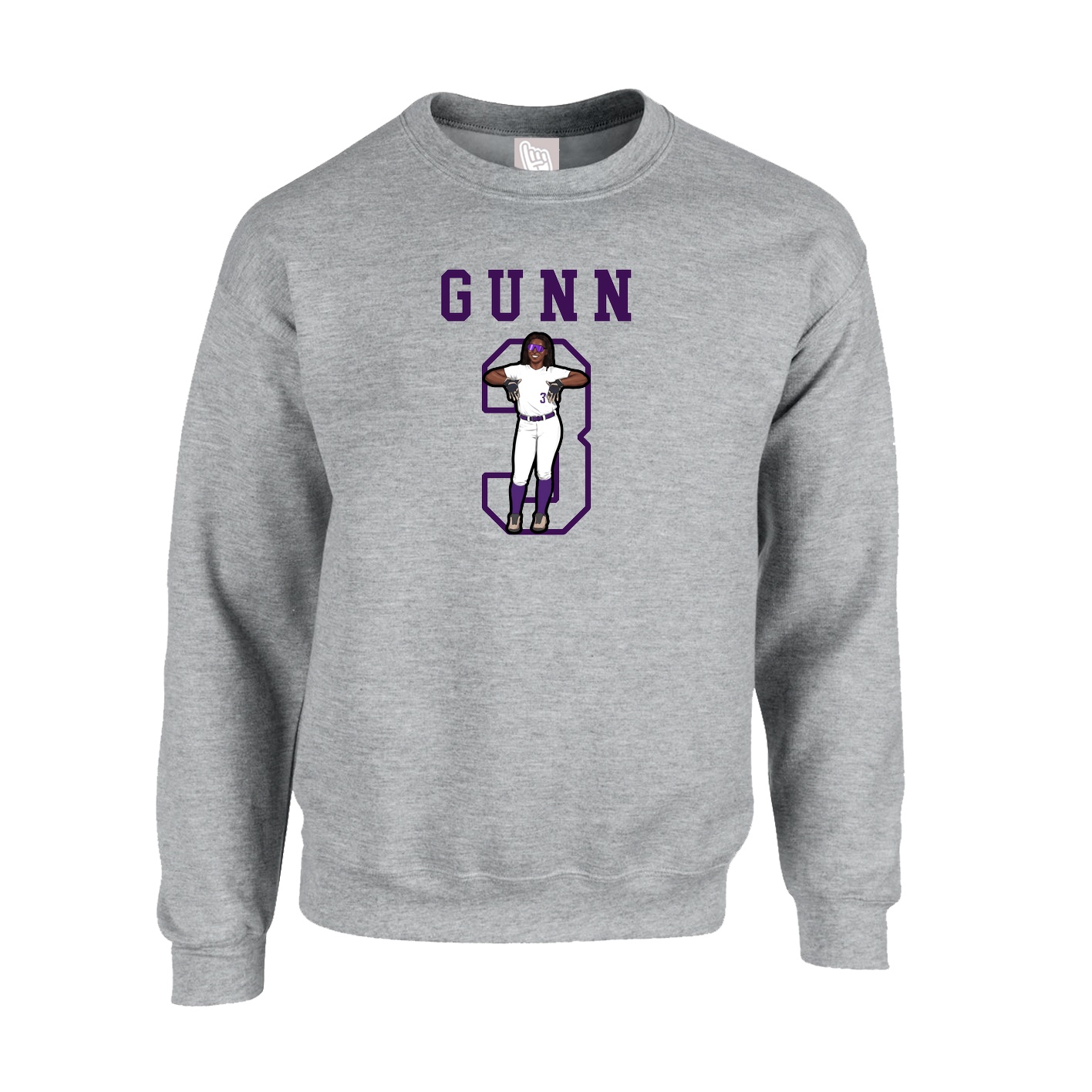 Fleece Crew — Shirsey in Grey