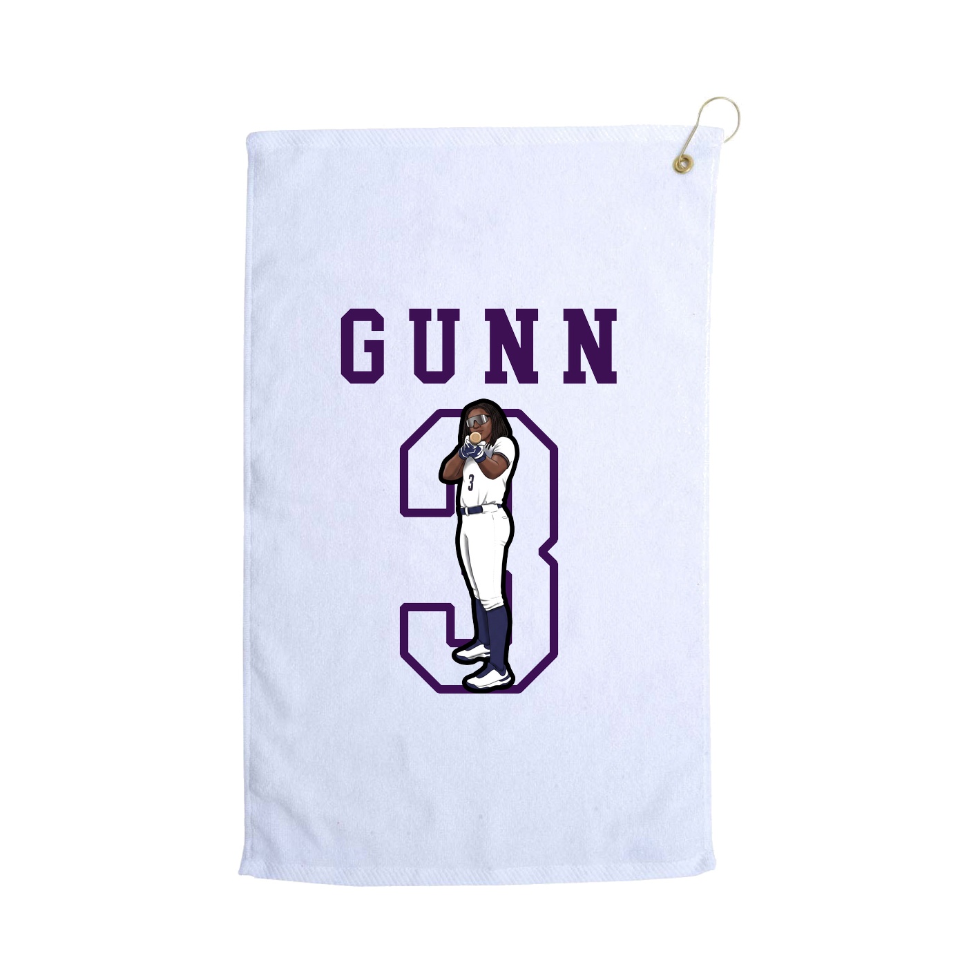 Golf Towel — Shirsey in White