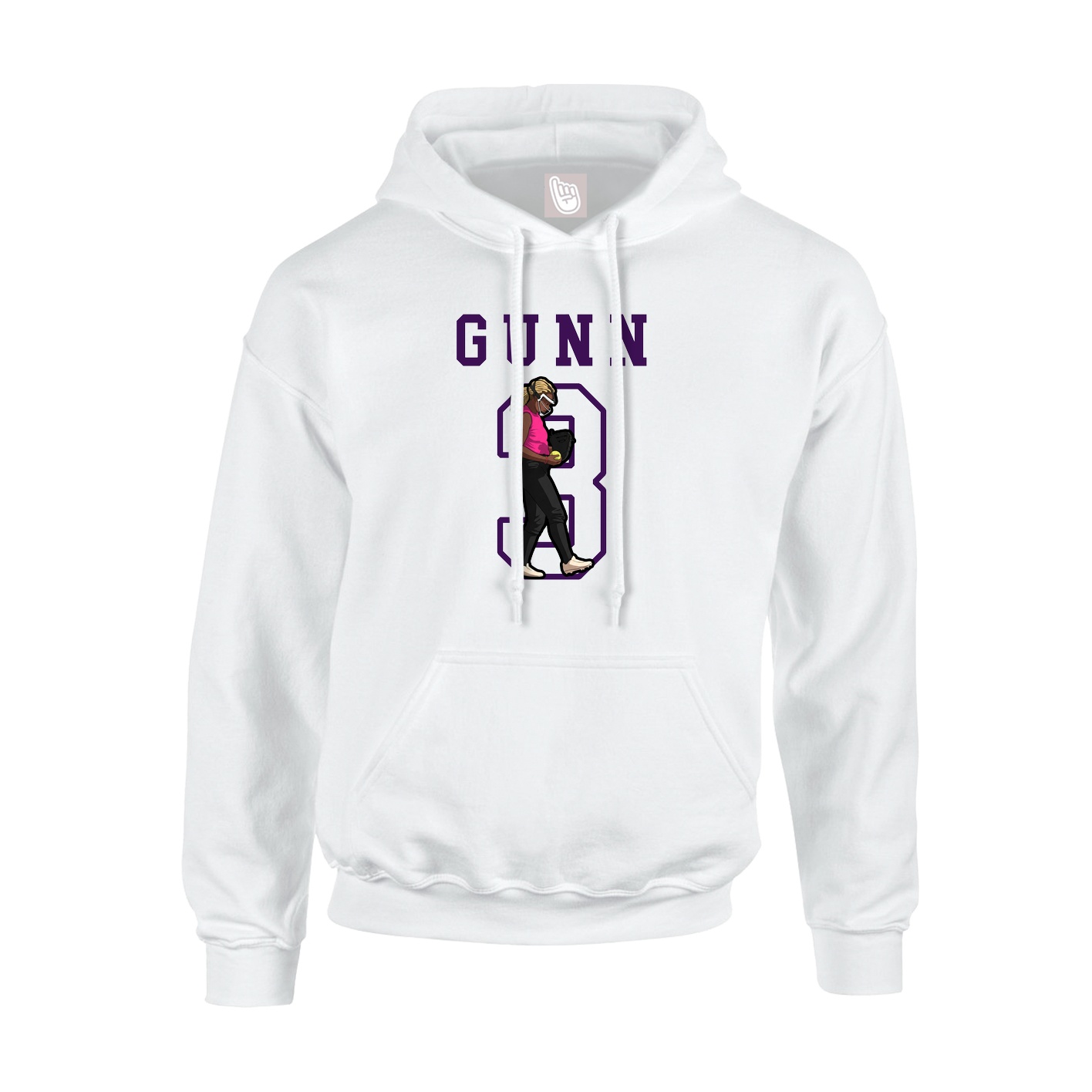 Hoodie — Shirsey in White