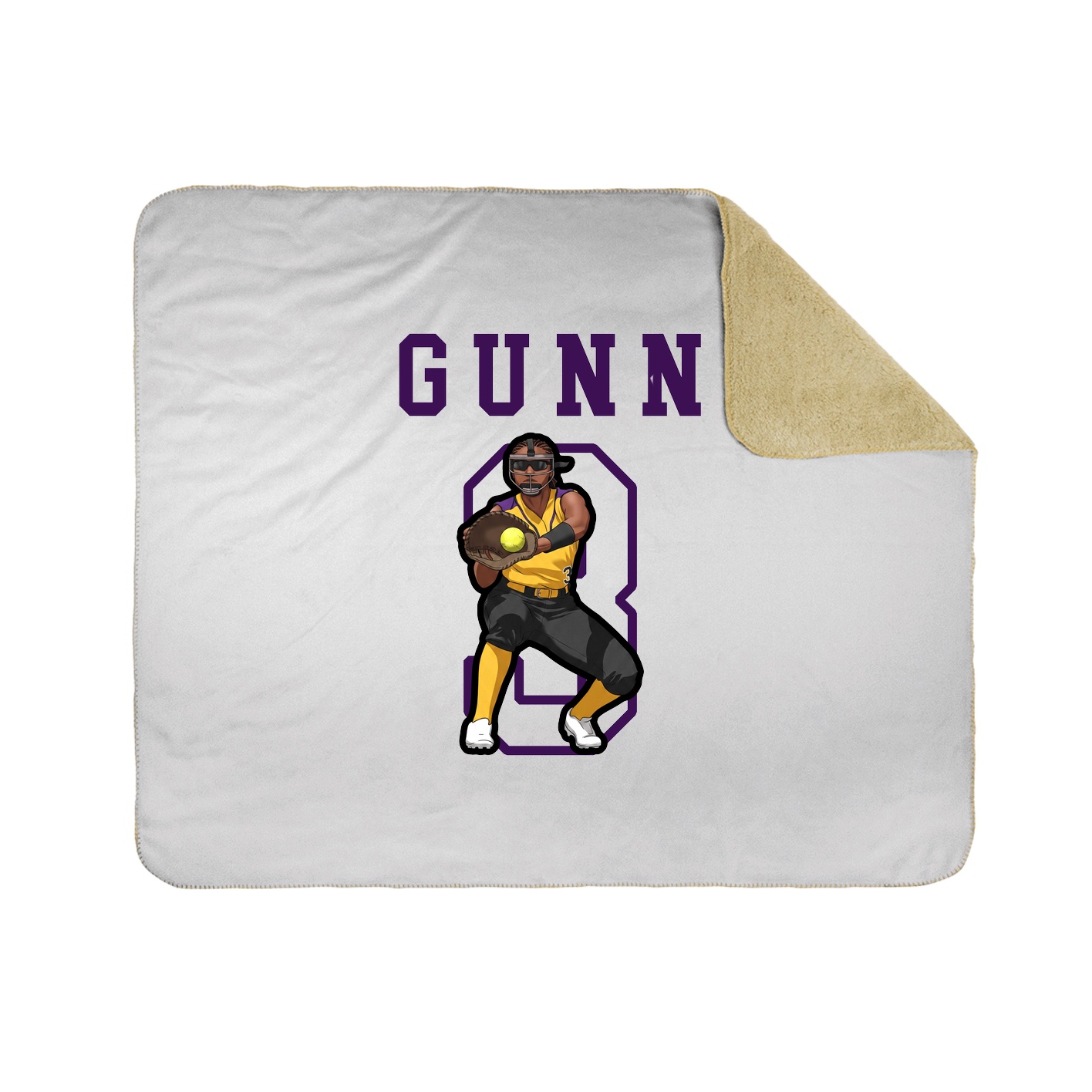 Throw Blanket — Shirsey in White
