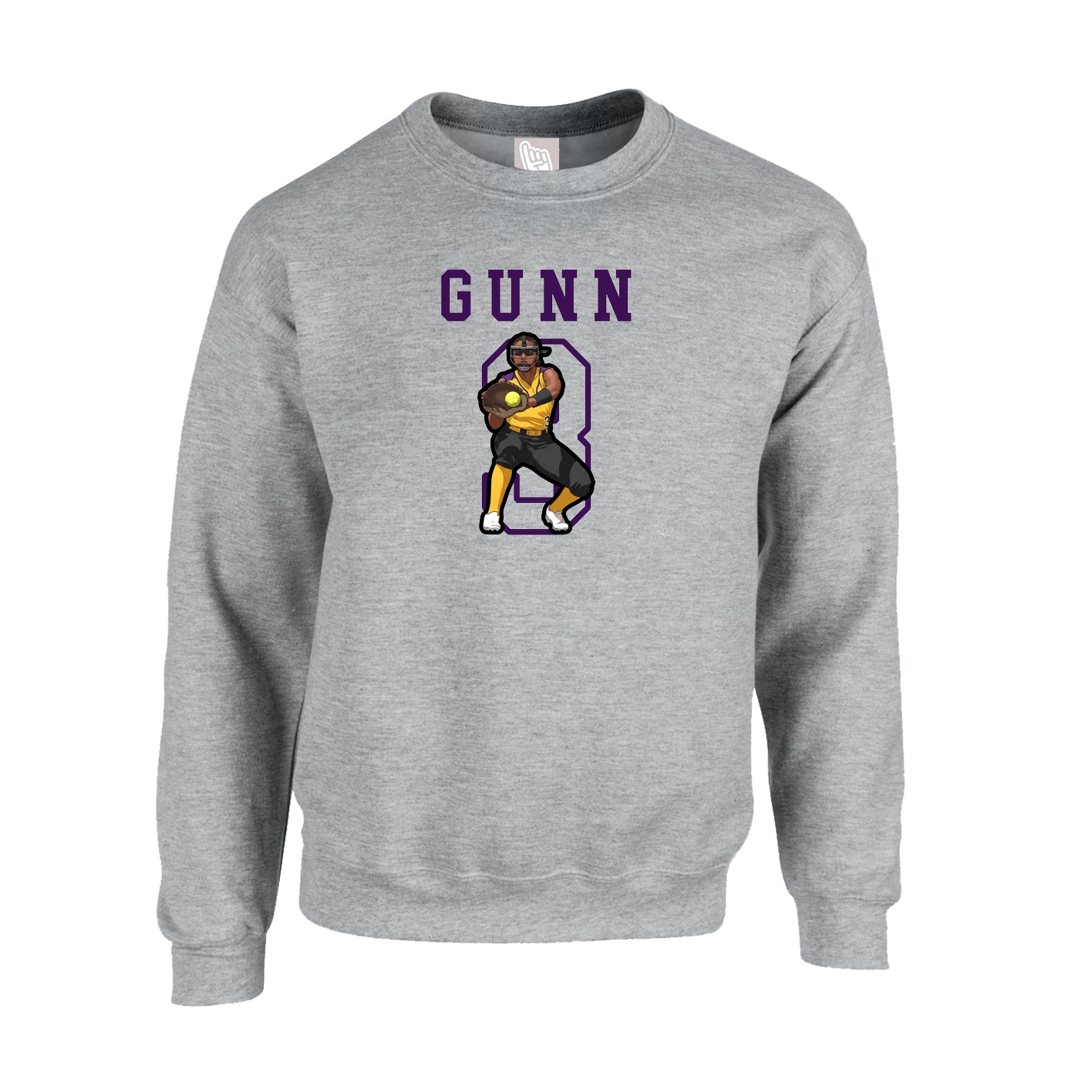 Fleece Crew — Shirsey in Grey