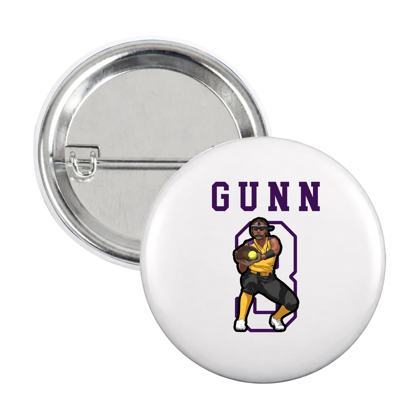 Game Day Button — Shirsey in White