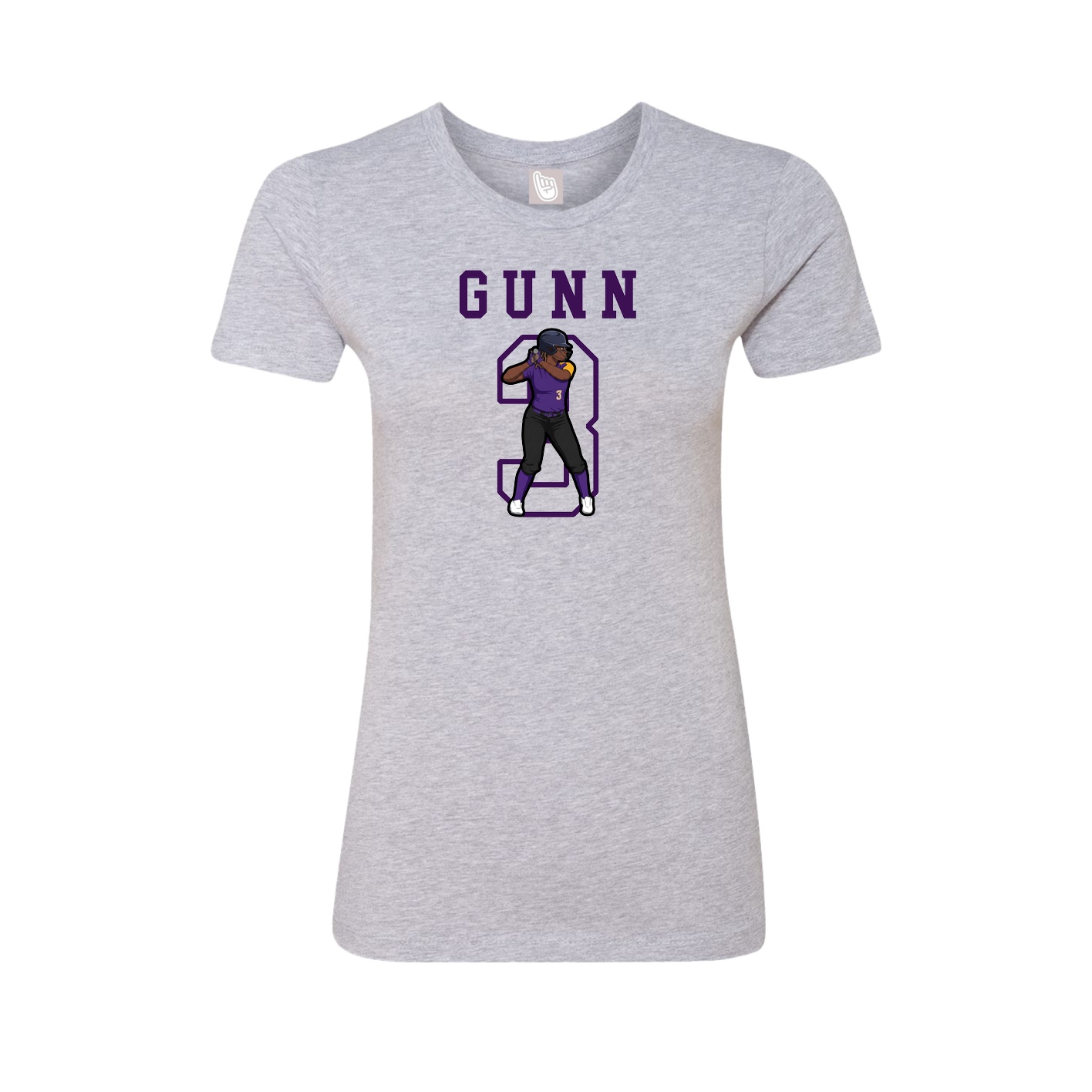 Fitted Women's Tee — Shirsey in Grey