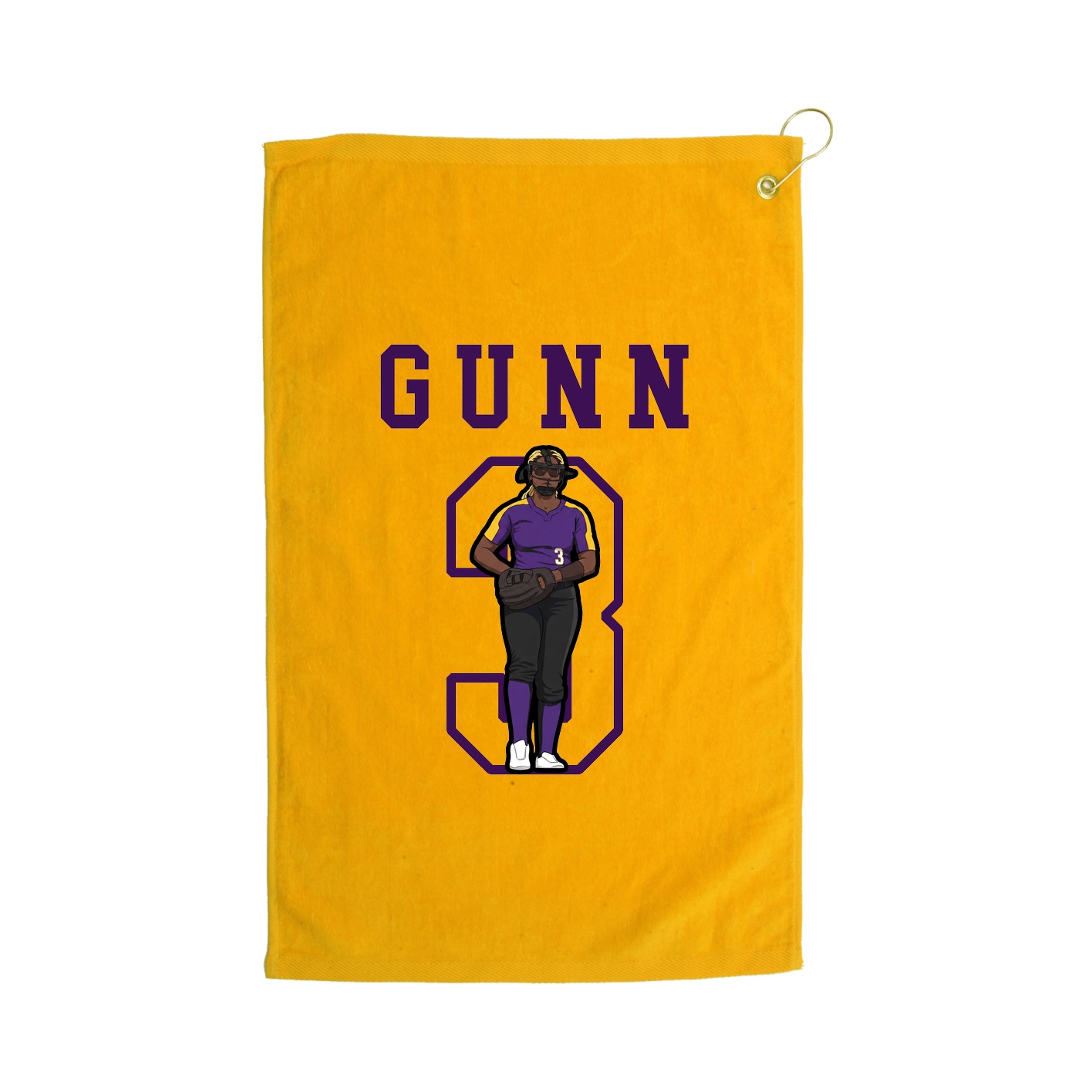Golf Towel — Shirsey in Gold