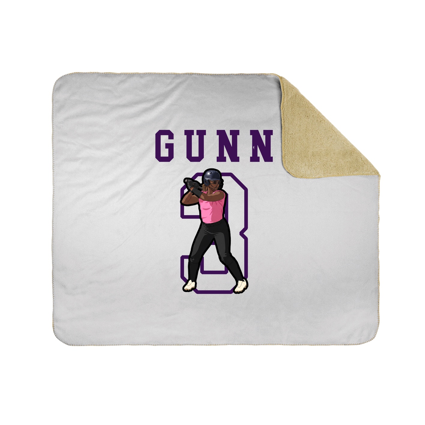 Throw Blanket — Shirsey in White