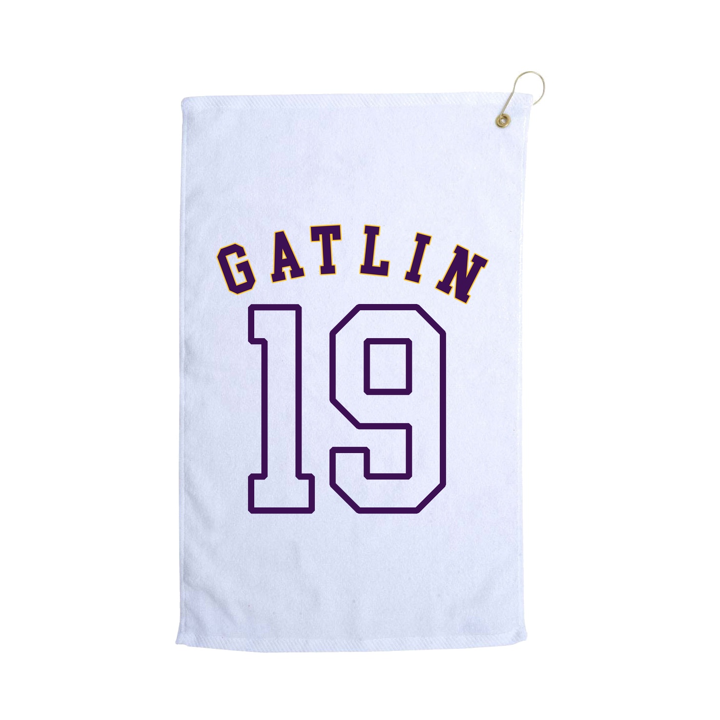 Golf Towel — Shirsey Arch in White