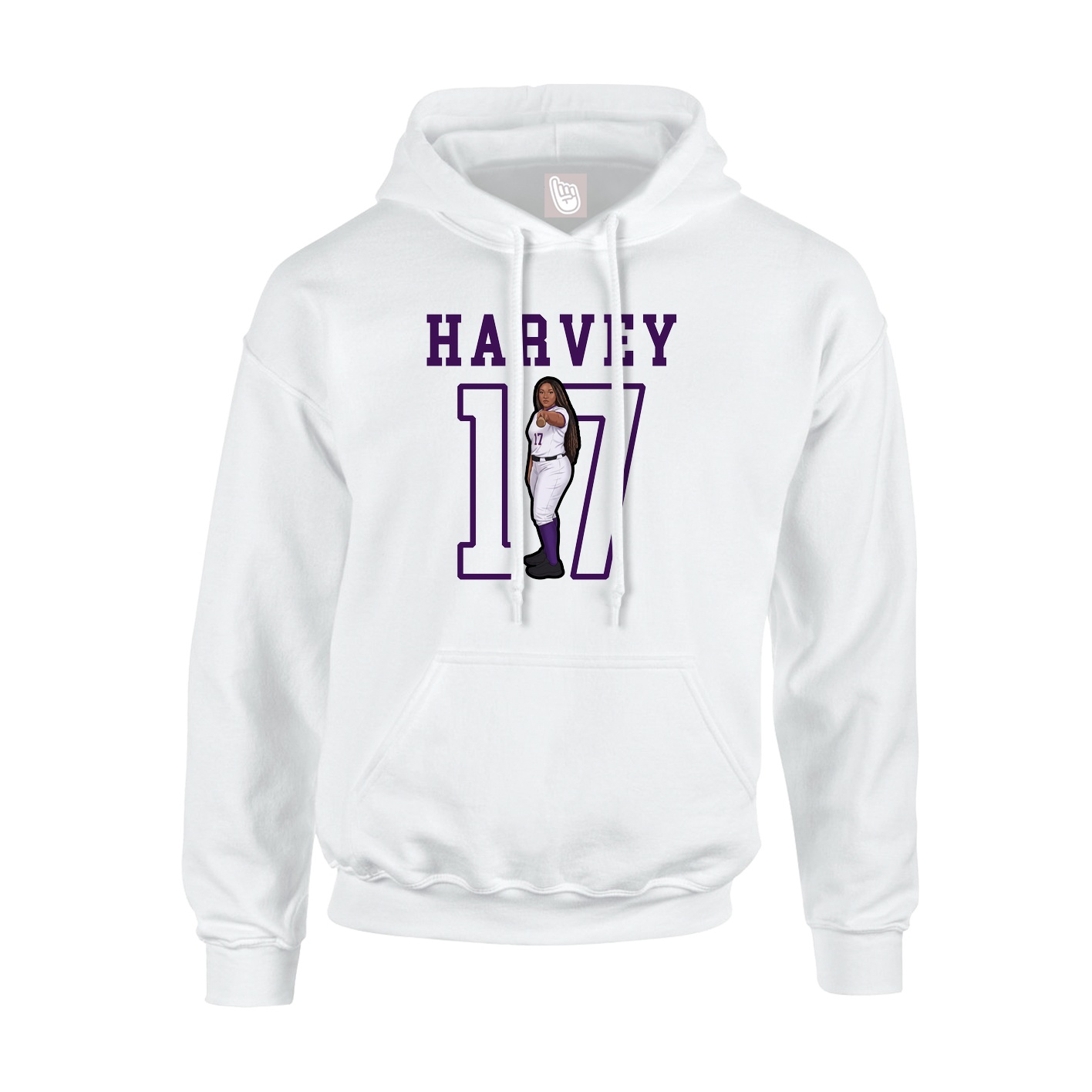 Youth Hoodie — Shirsey in White