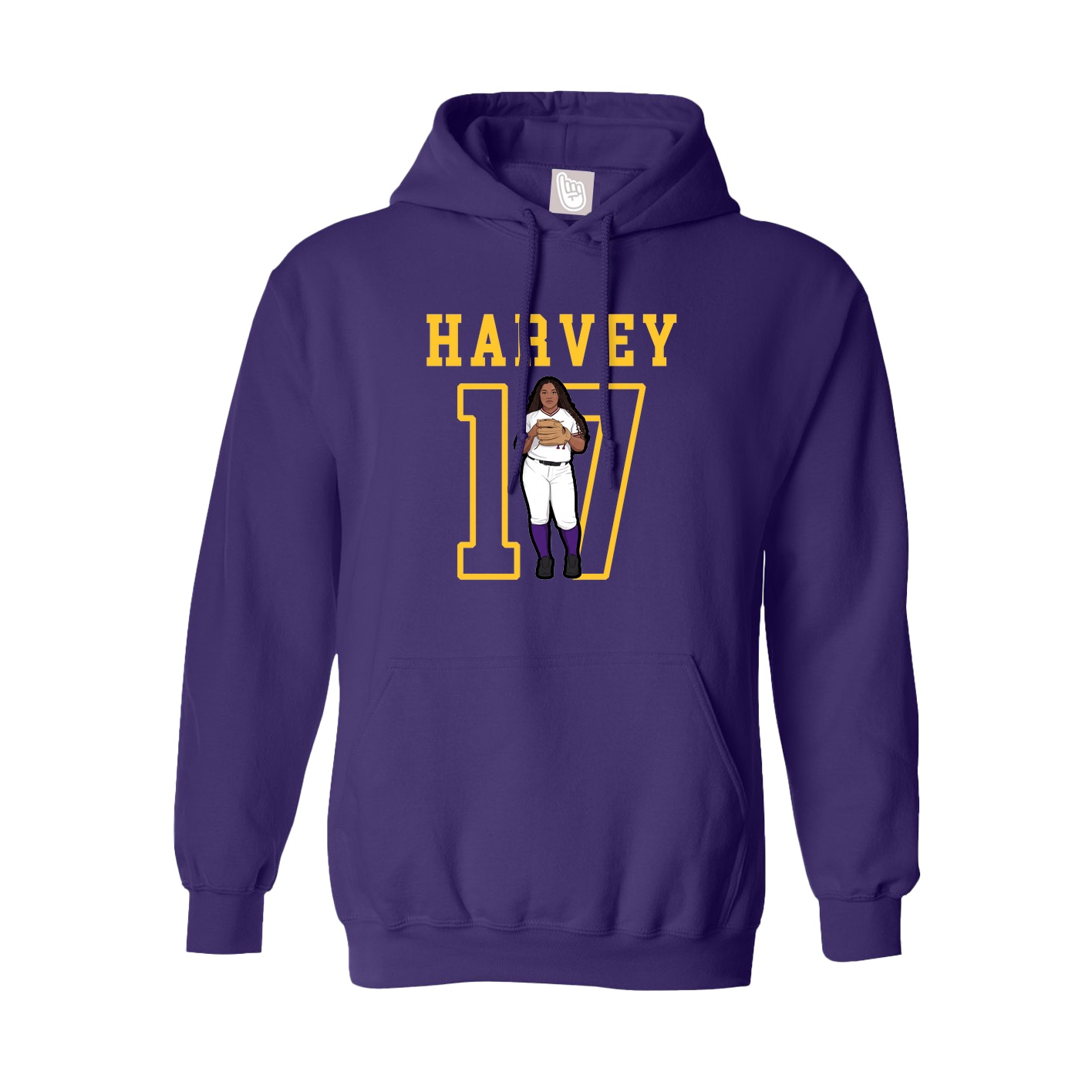 Hoodie — Shirsey in Purple
