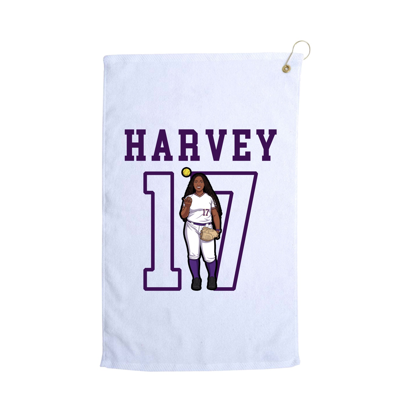 Golf Towel — Shirsey in White