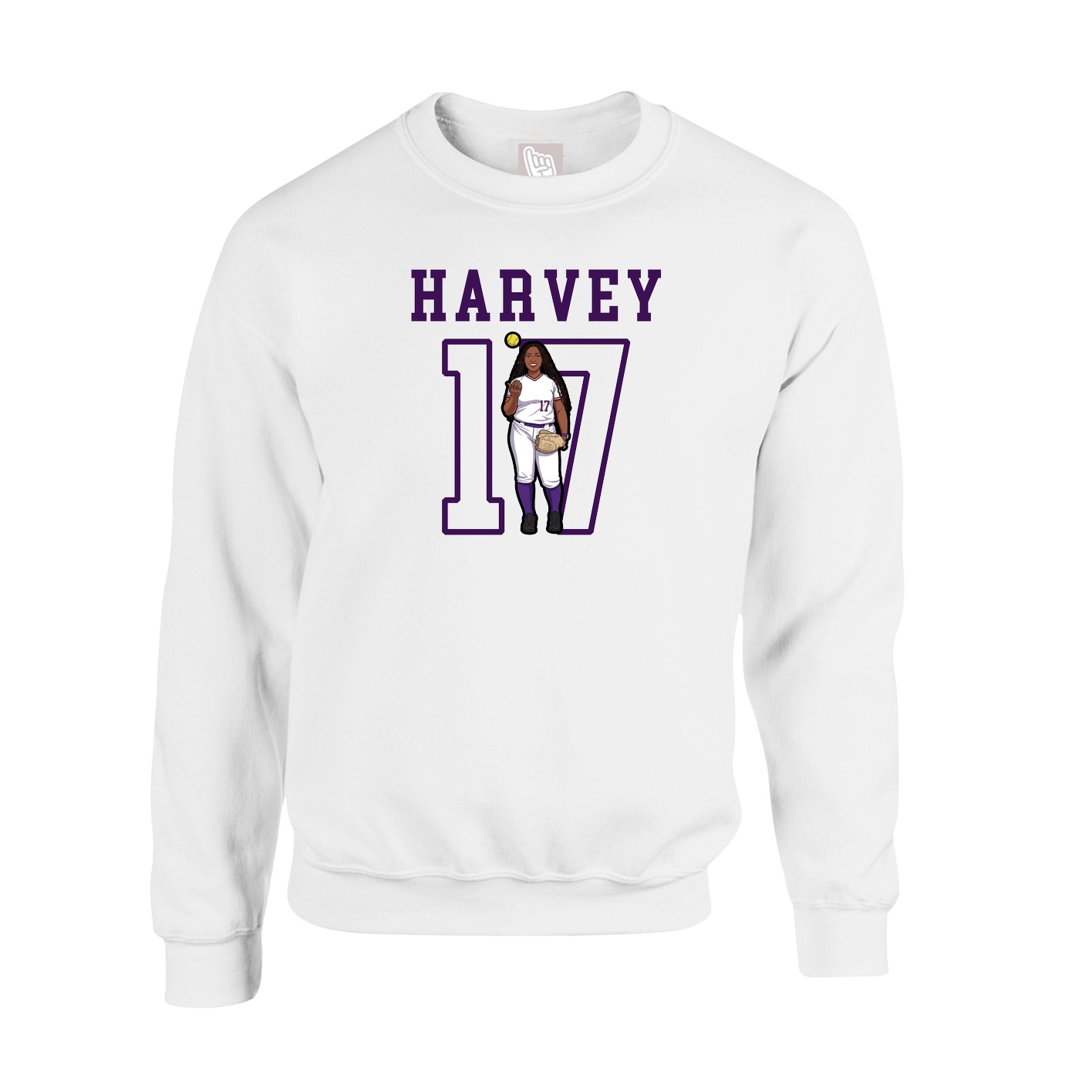 Fleece Crew — Shirsey in White