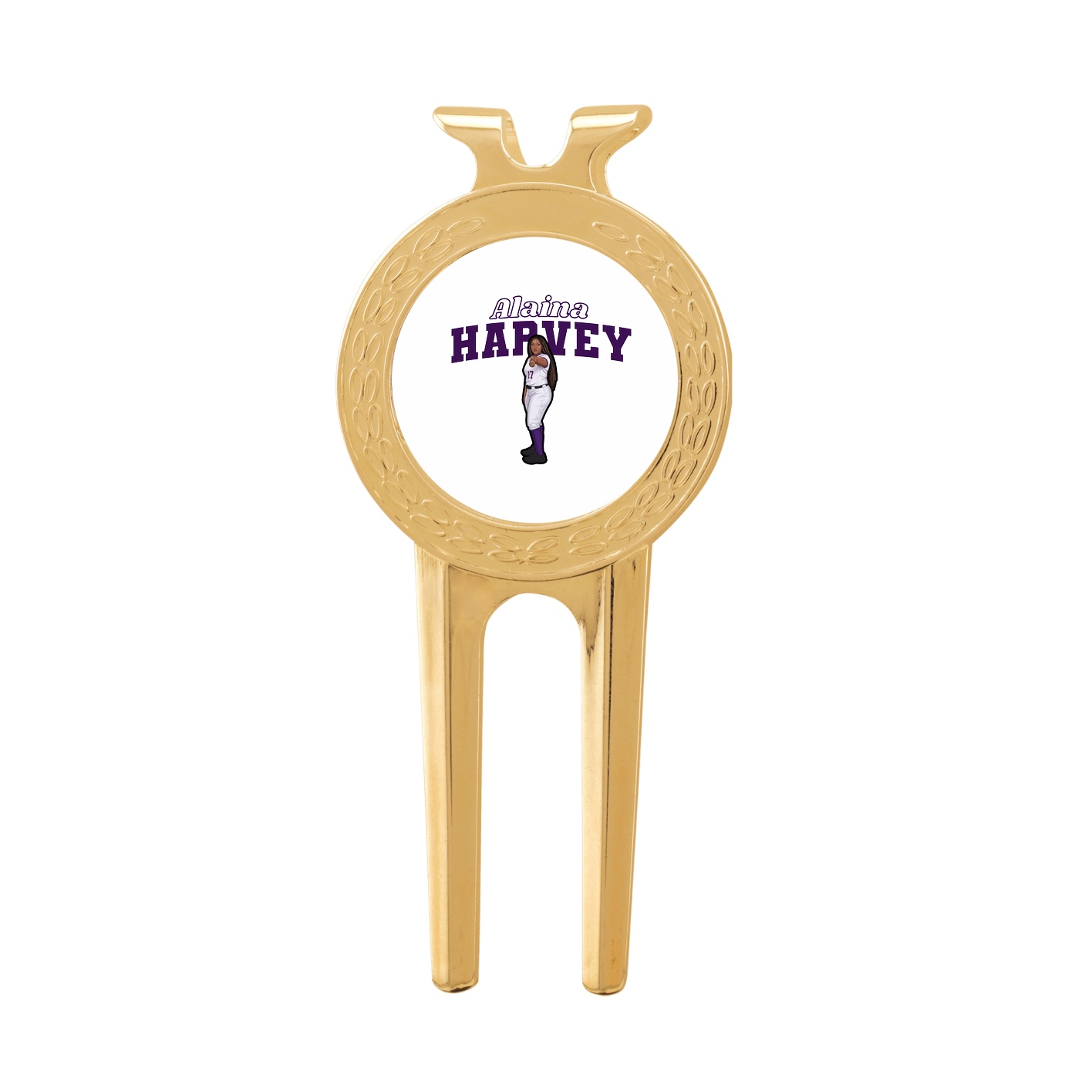 Divot Tool with Ball Marker — Name Arch in Classic