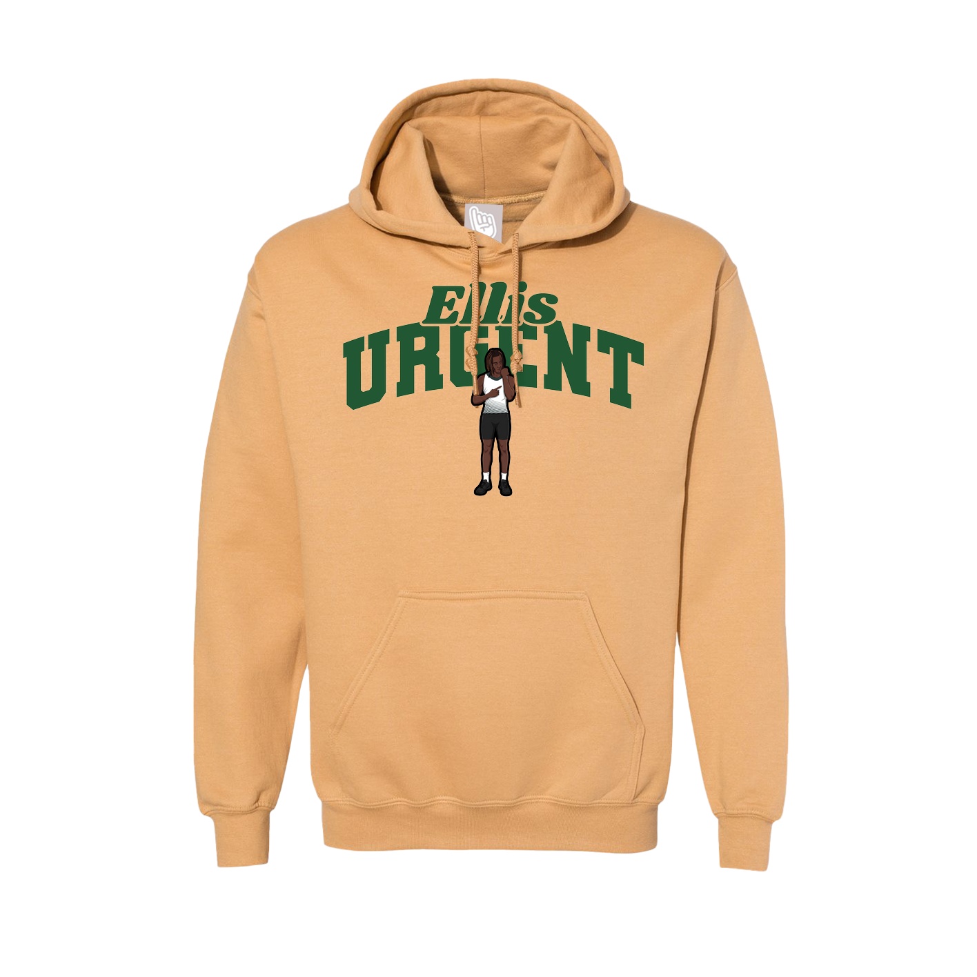 Hoodie — Signature Arch in Vegas Gold
