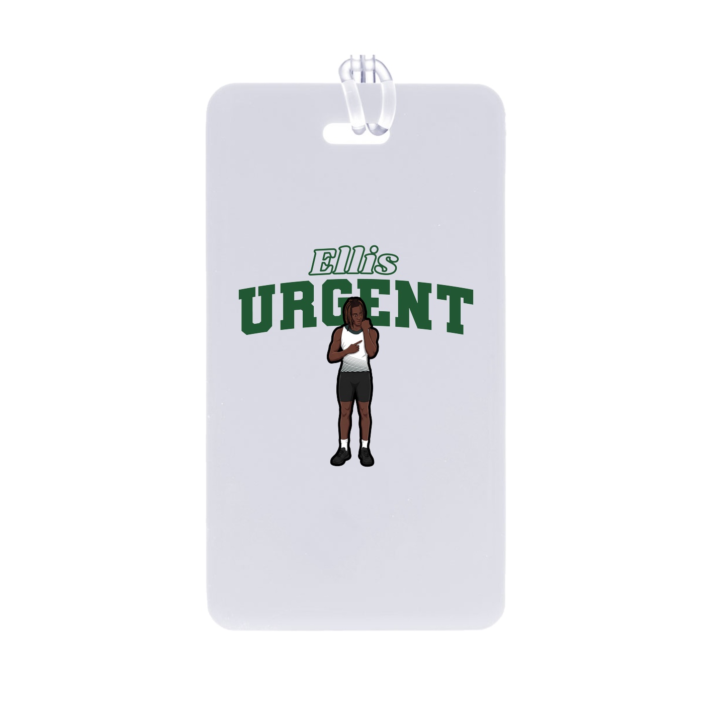 Bag Tag — Name Arch in Classic