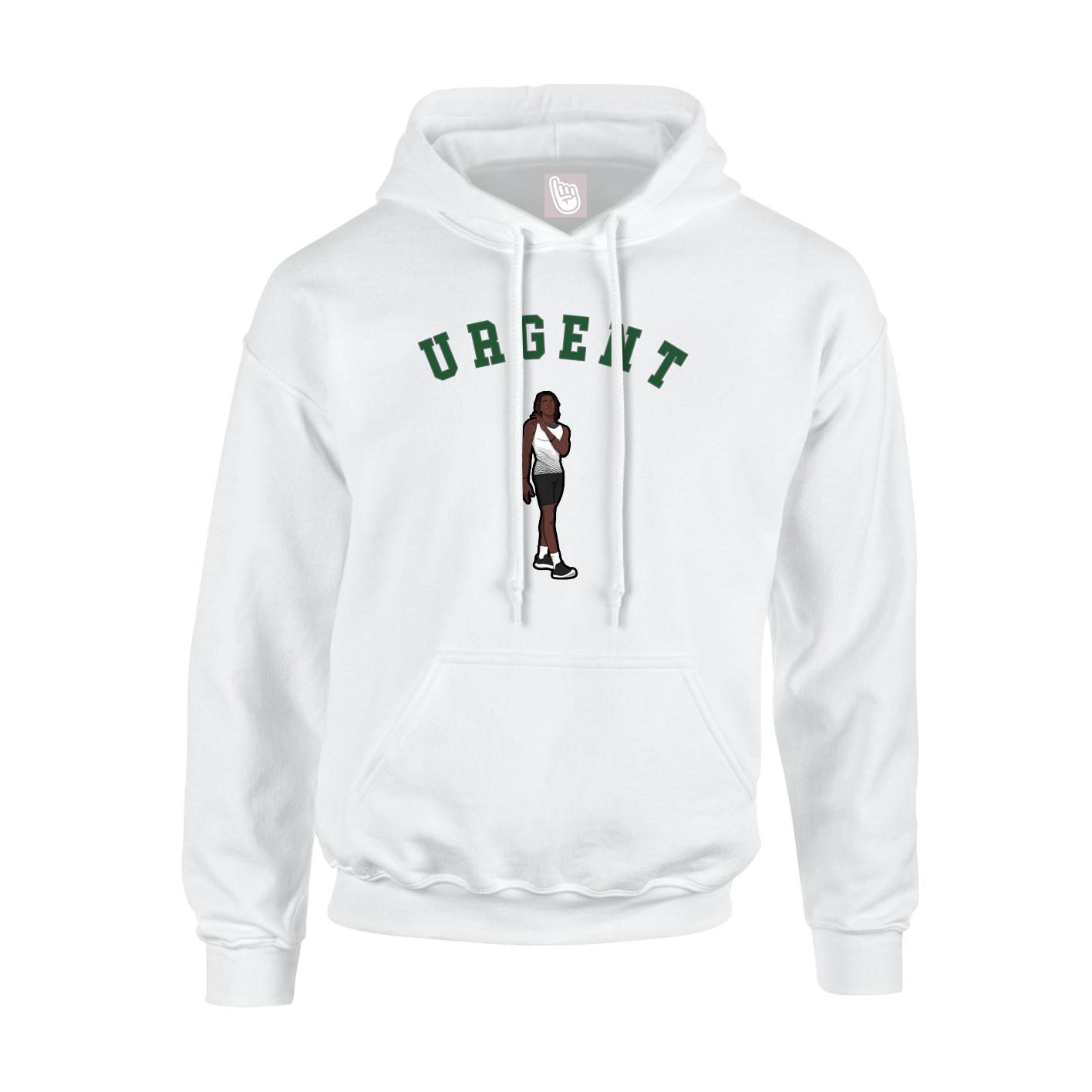 Youth Hoodie — Shirsey Arch in White