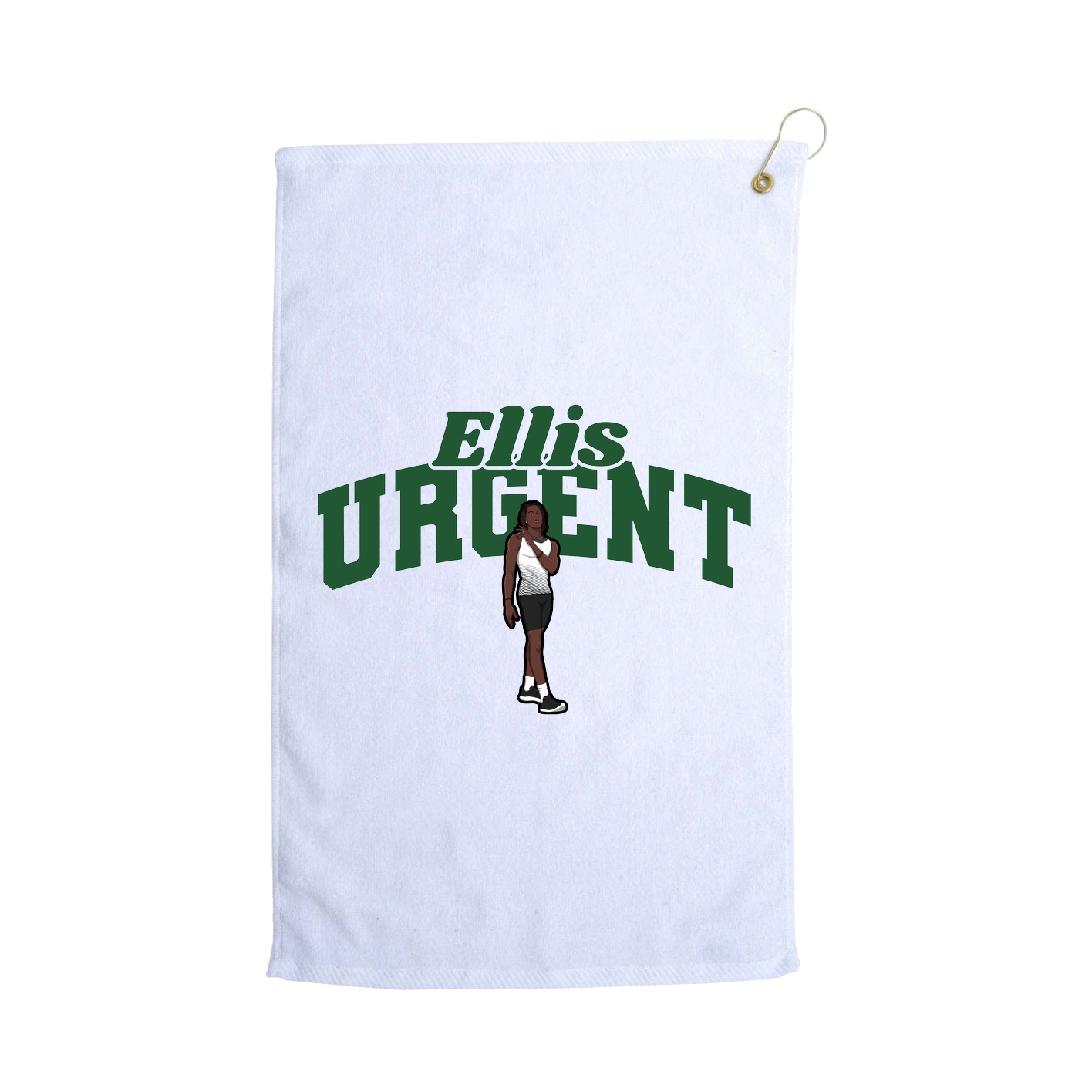 Golf Towel — Signature Arch in White