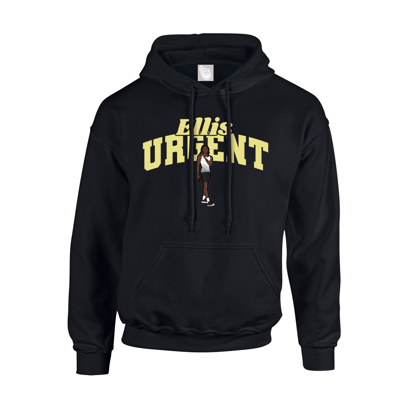 Hoodie — Signature Arch in Black