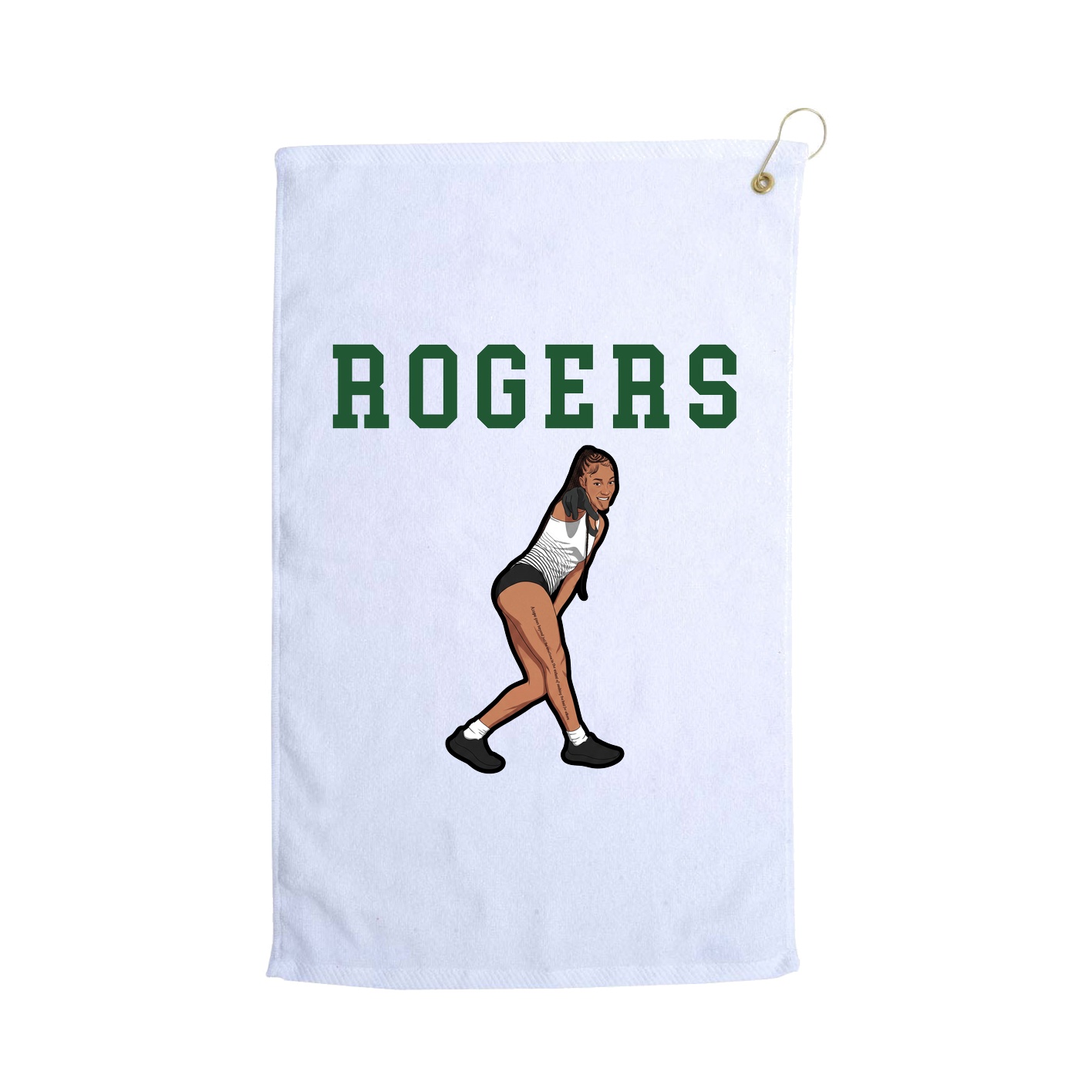 Golf Towel — Shirsey in White