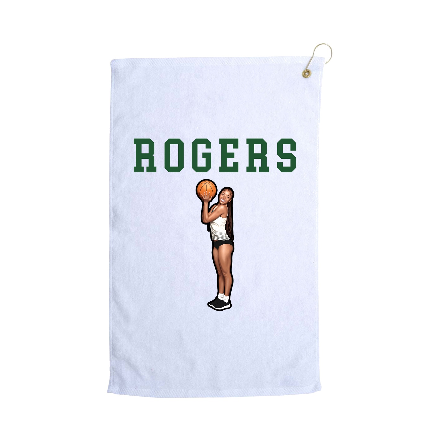 Golf Towel — Shirsey in White