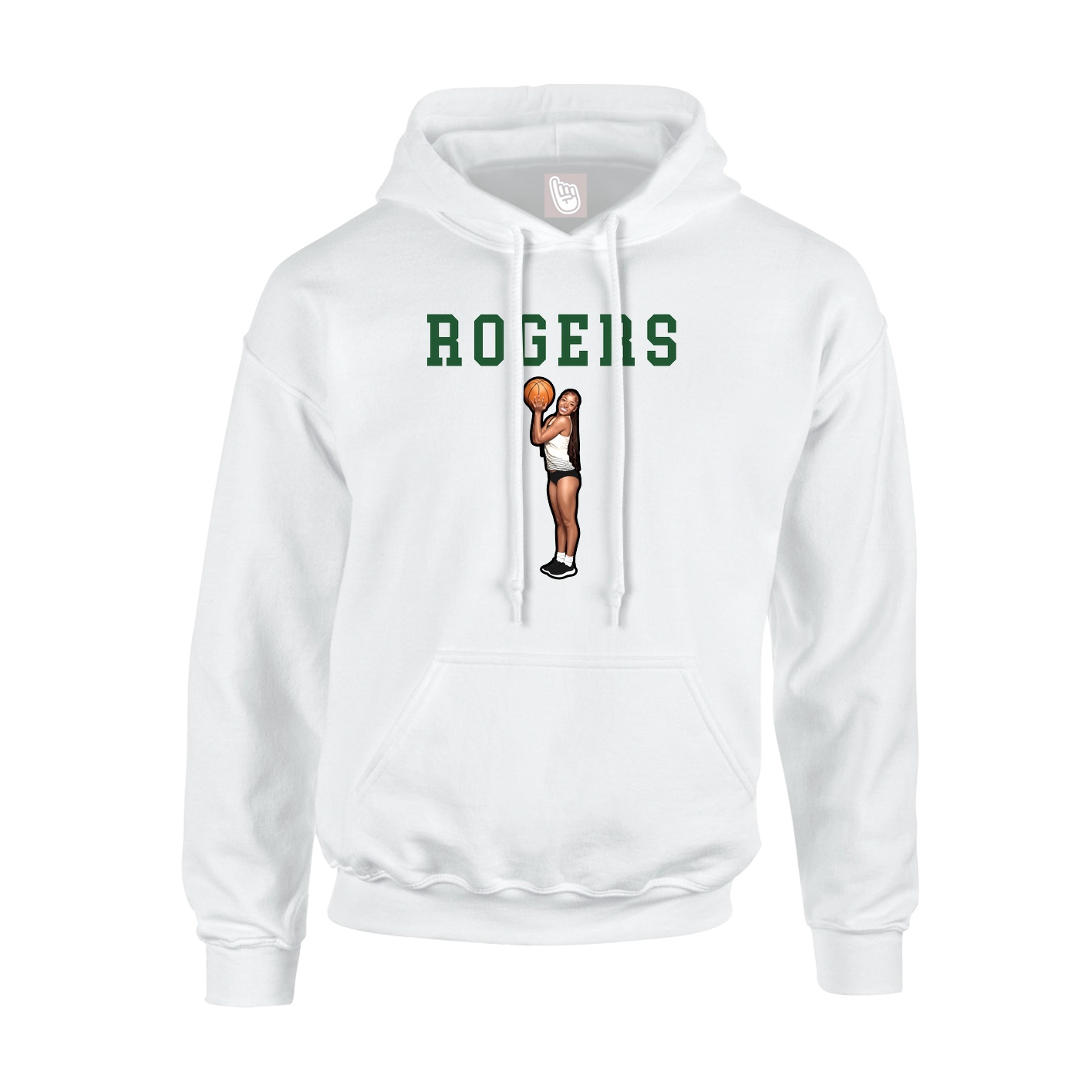 Hoodie — Shirsey in White