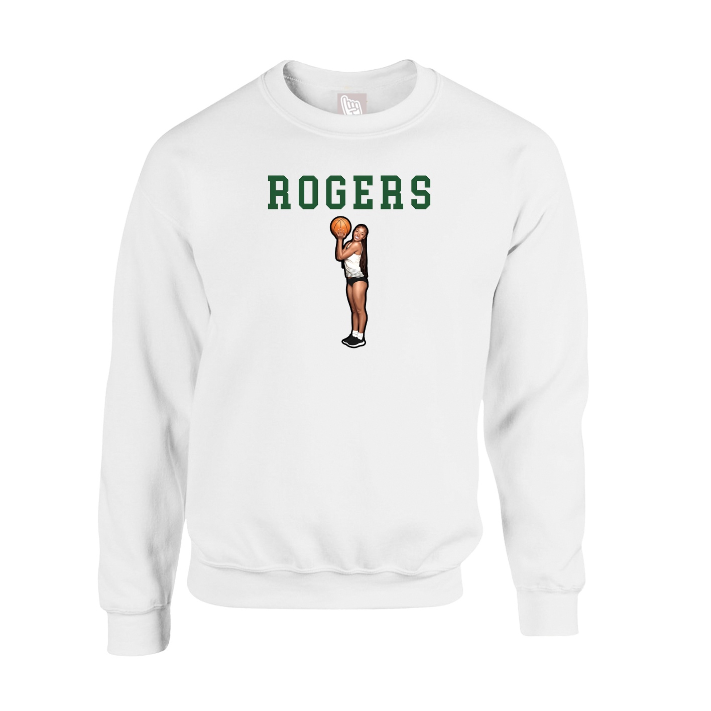 Fleece Crew — Shirsey in White