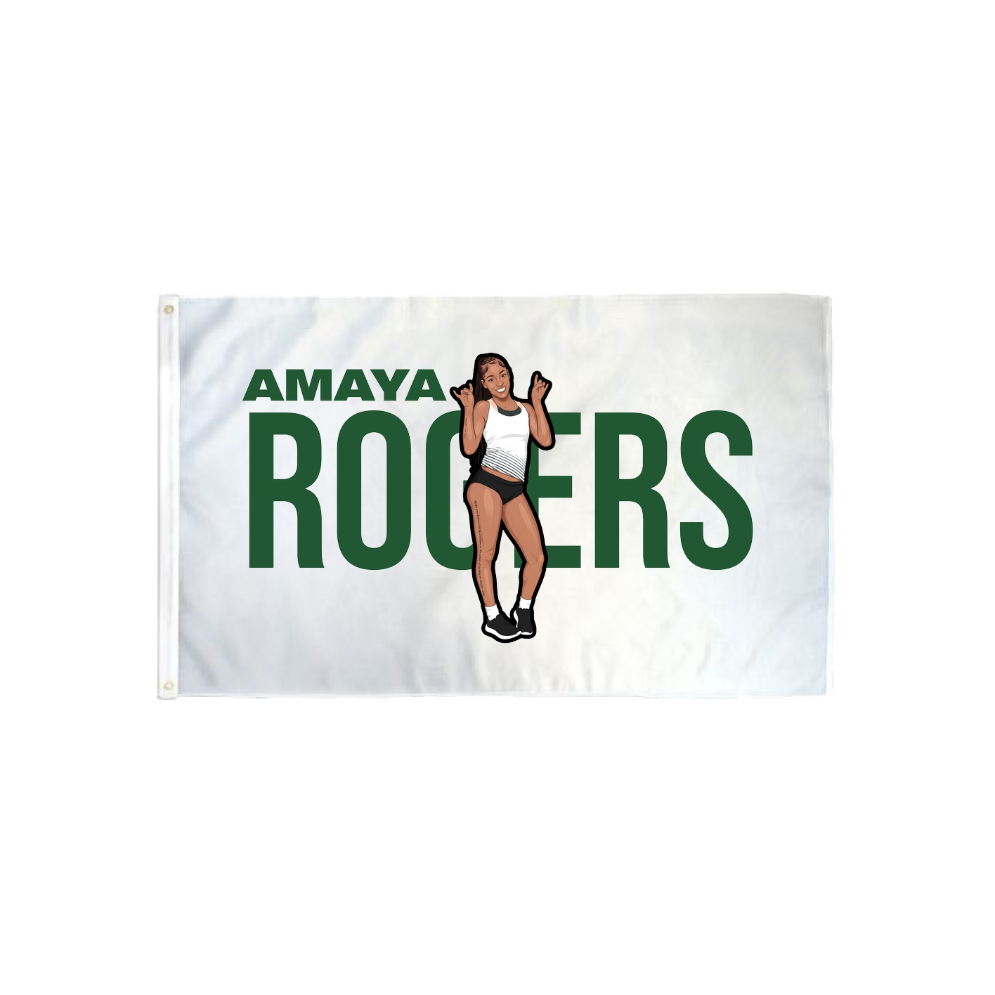 3x5 Flag — Player Name in Classic