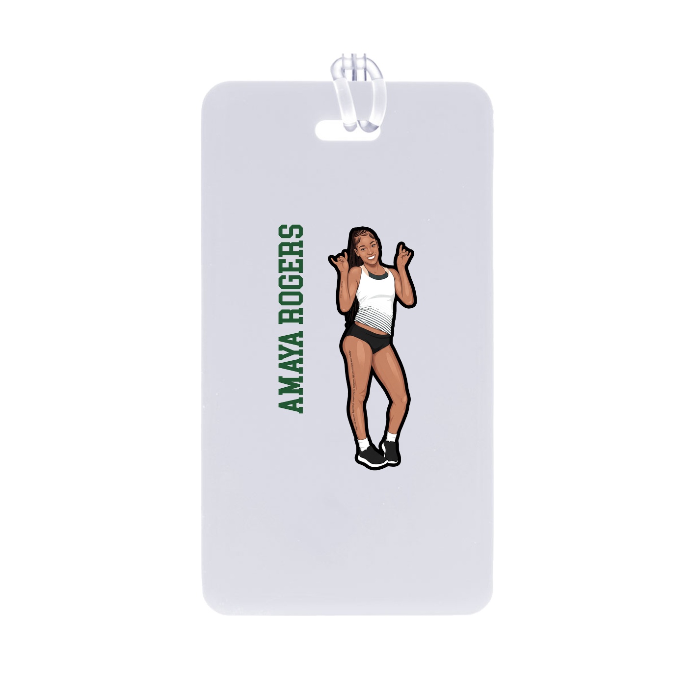 Bag Tag — Name Vertical in Classic