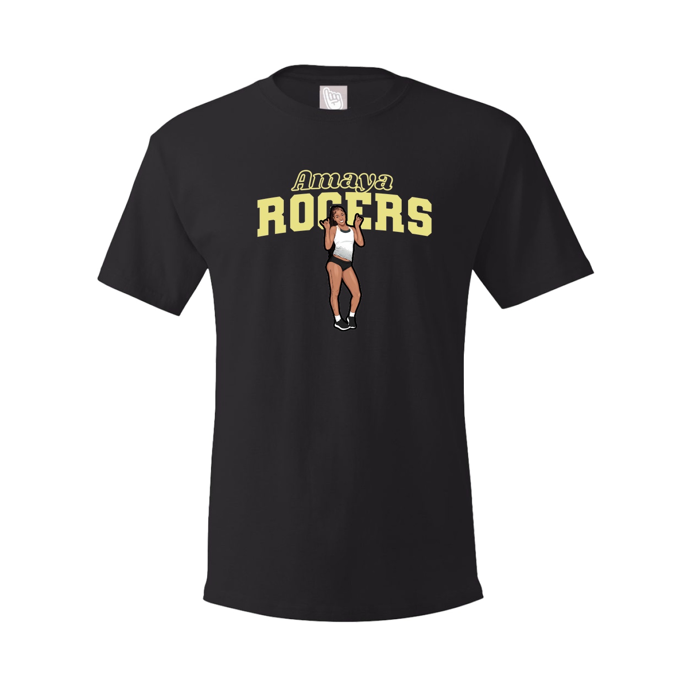 Youth Tee — Name Arch in Black