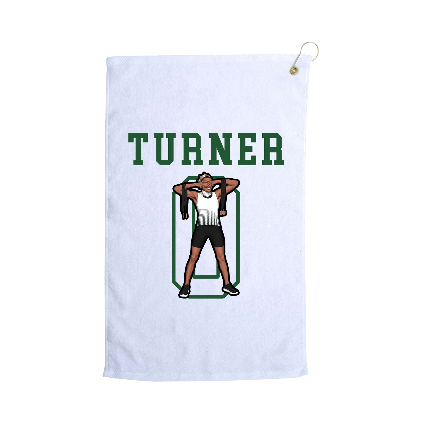 Golf Towel — Shirsey in White