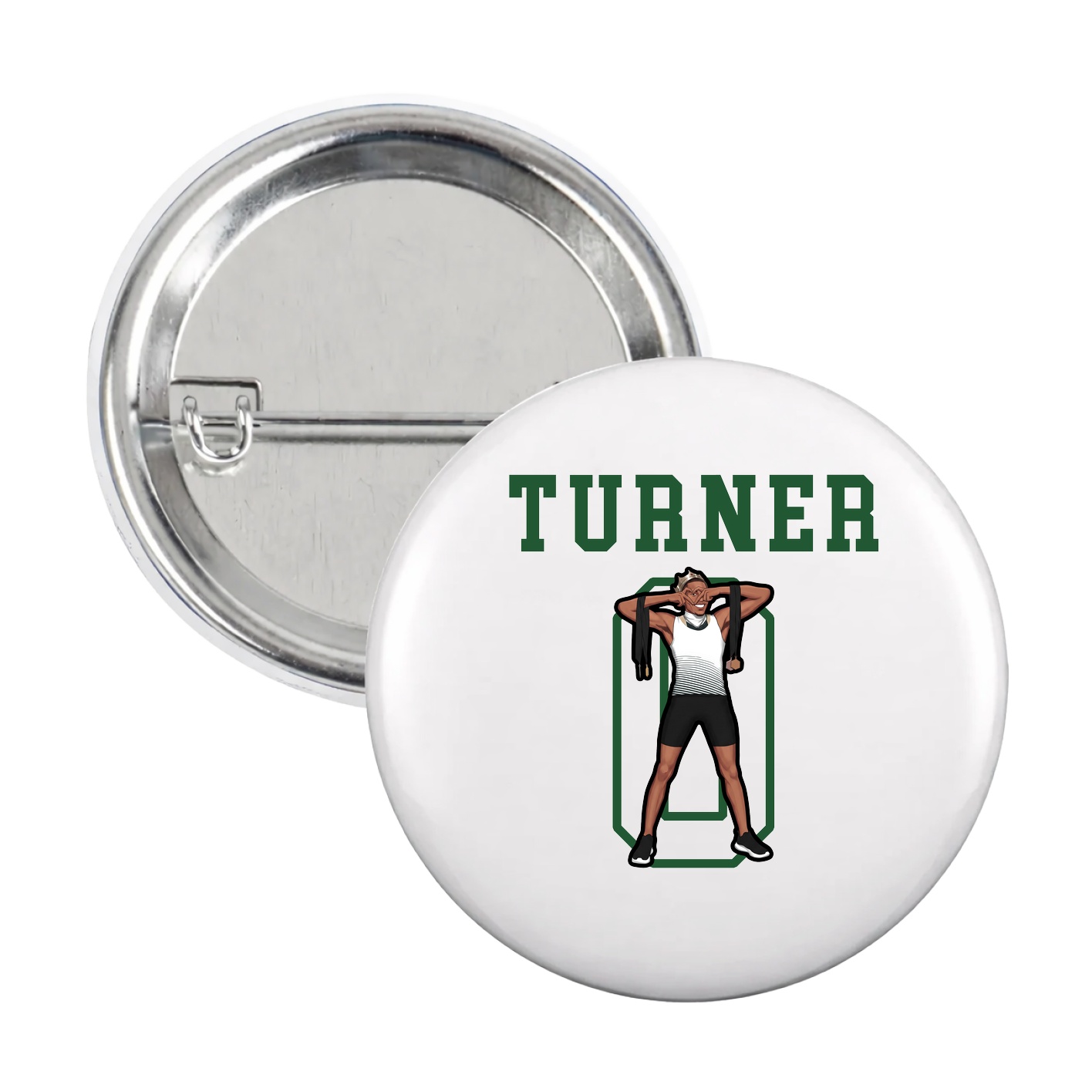 Game Day Button — Shirsey in White