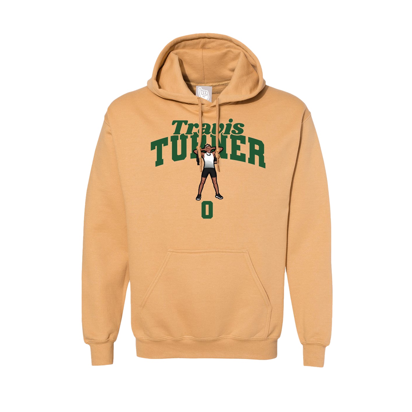 Hoodie — Signature Arch in Vegas Gold