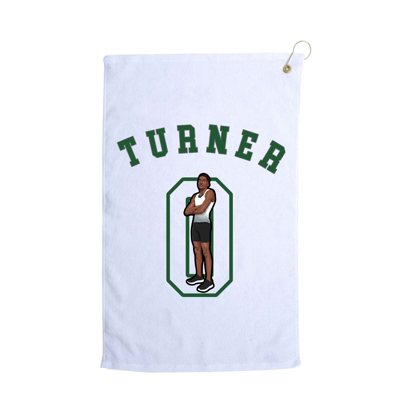 Golf Towel — Shirsey Arch in White