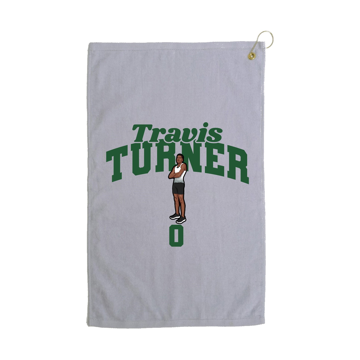 Golf Towel — Signature Arch in Grey