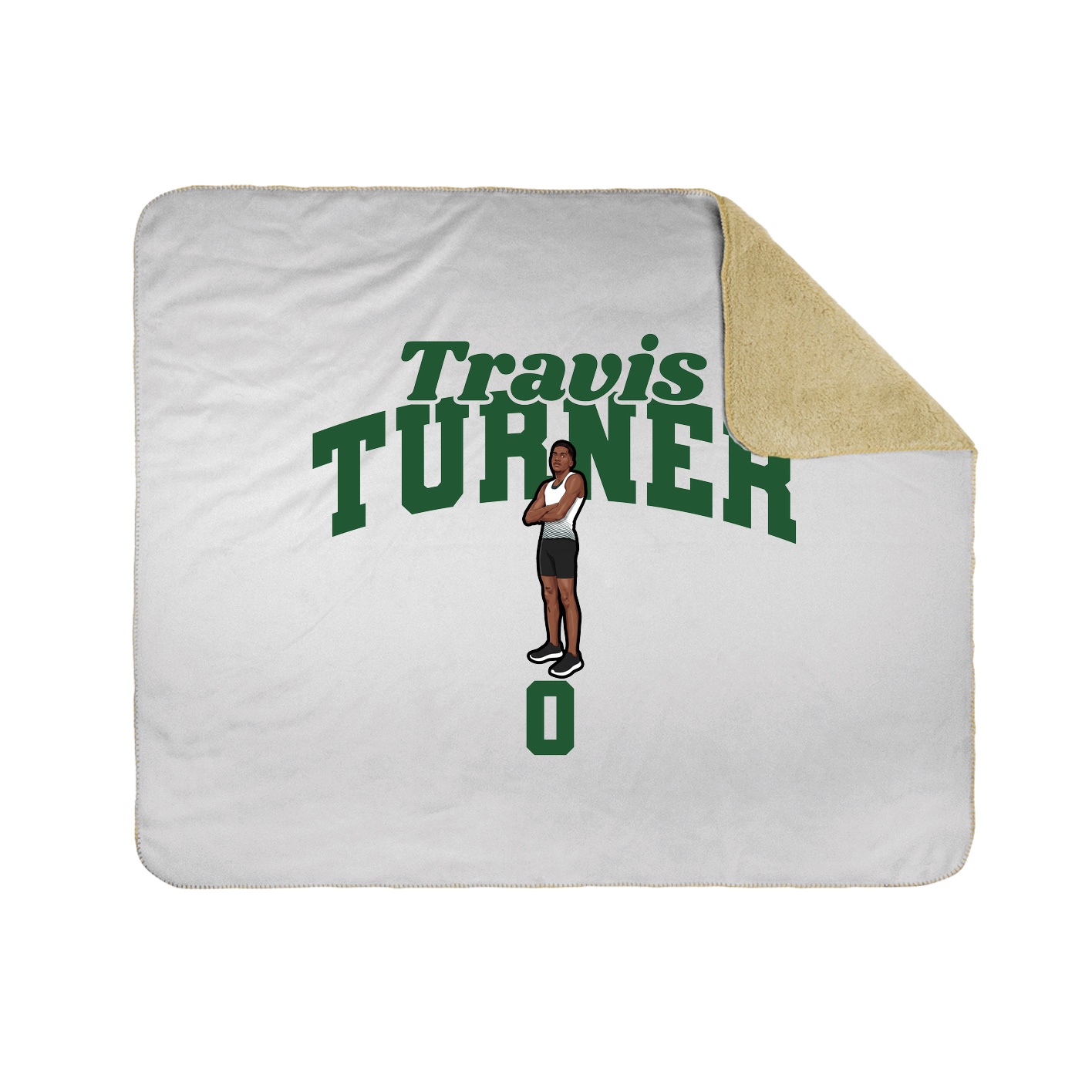 Throw Blanket — Signature Arch in White