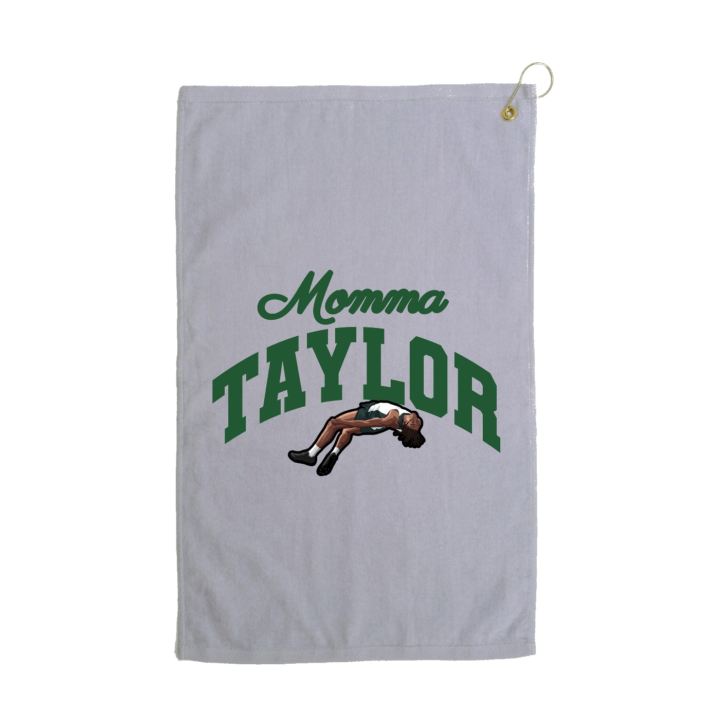 Golf Towel — Mothers Day Arch in Grey