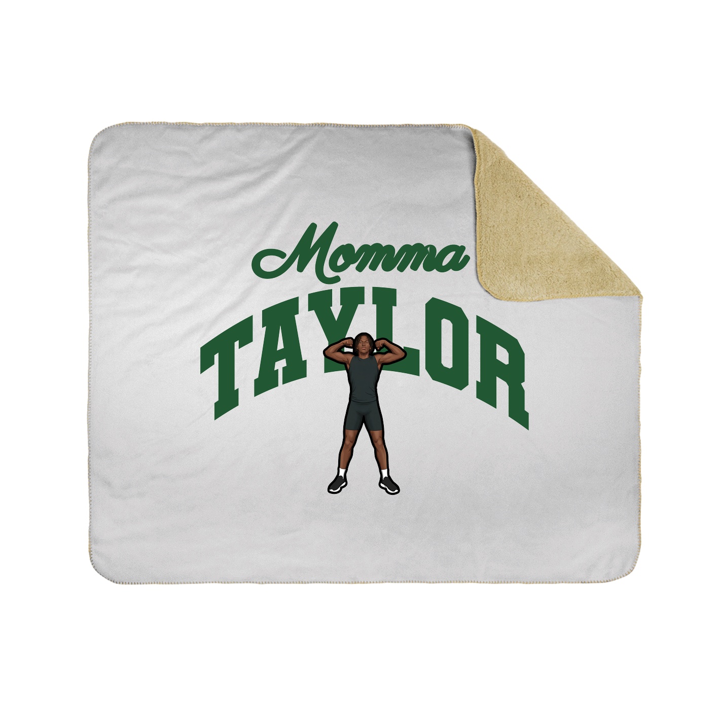 Throw Blanket — Mothers Day Arch in White