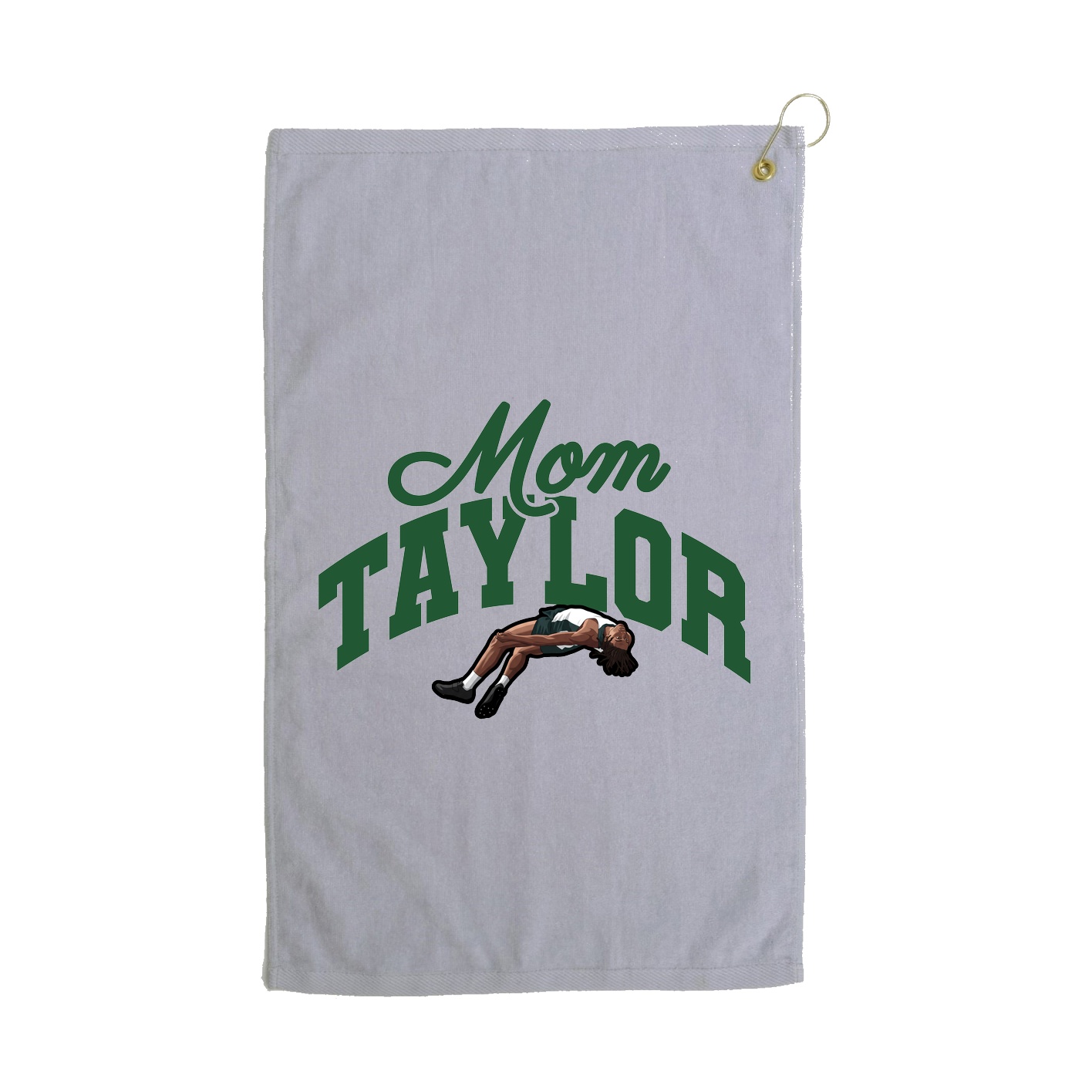 Golf Towel — Mothers Day Arch in Grey