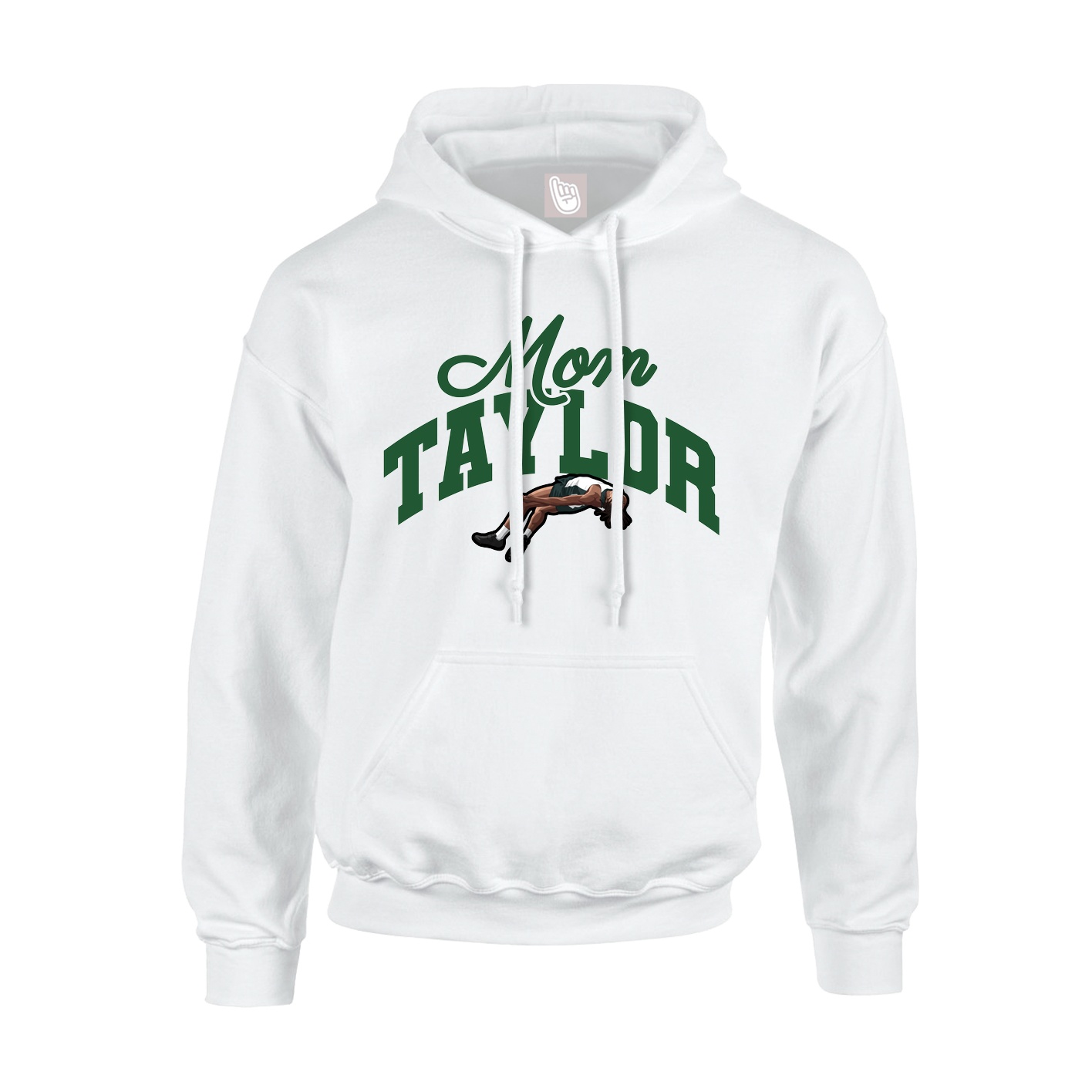 Youth Hoodie — Mothers Day Arch in White