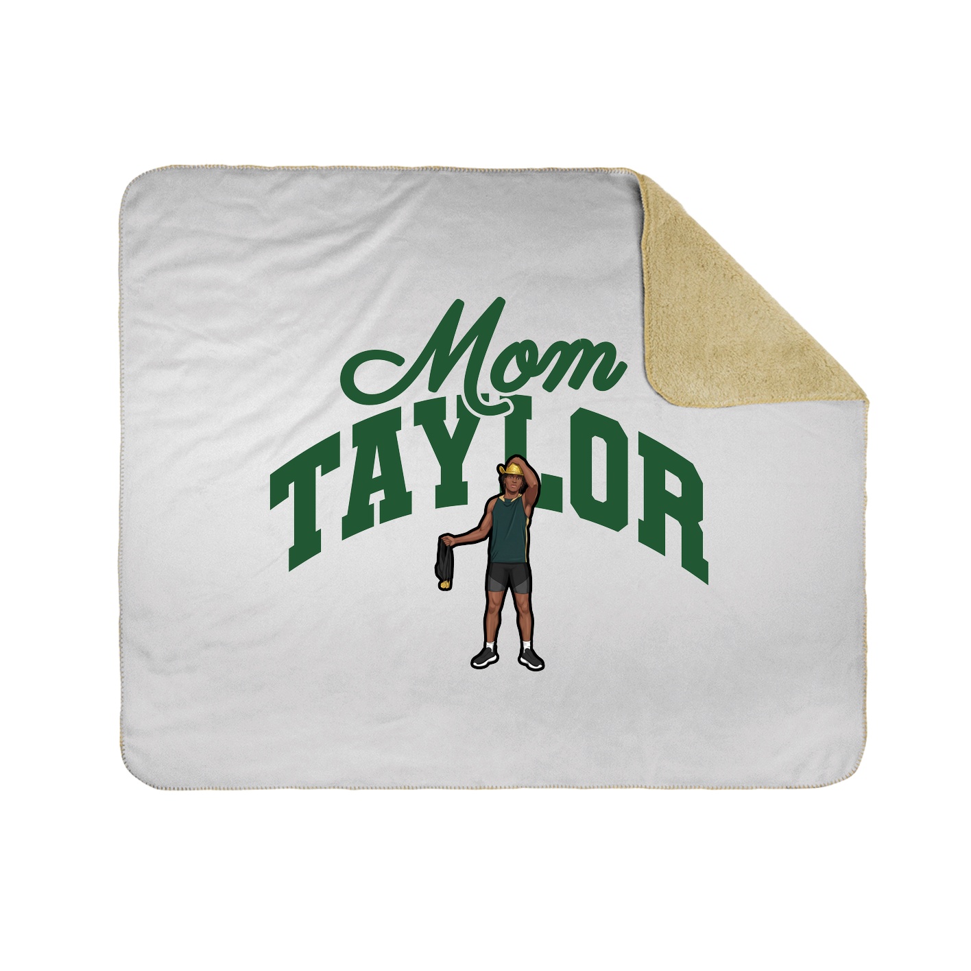 Throw Blanket — Mothers Day Arch in White