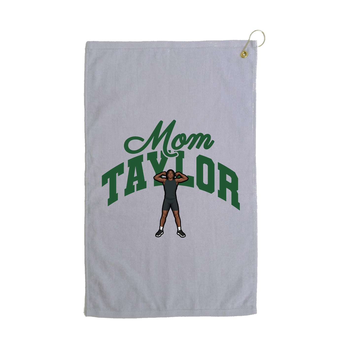 Golf Towel — Mothers Day Arch in Grey