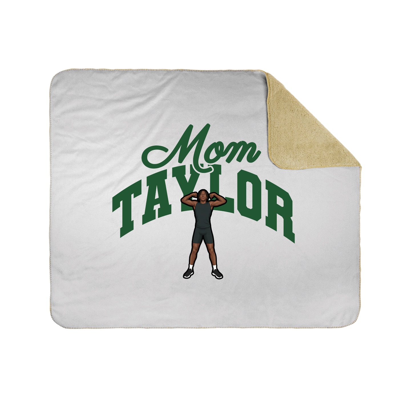 Throw Blanket — Mothers Day Arch in White
