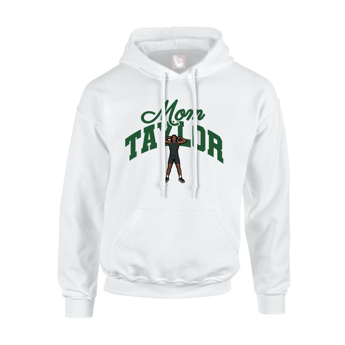 Youth Hoodie — Mothers Day Arch in White