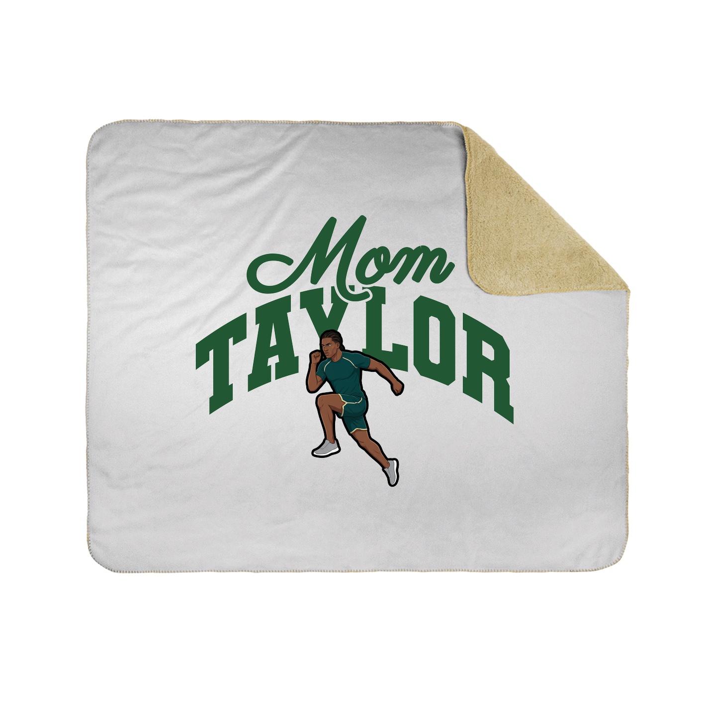 Throw Blanket — Mothers Day Arch in White