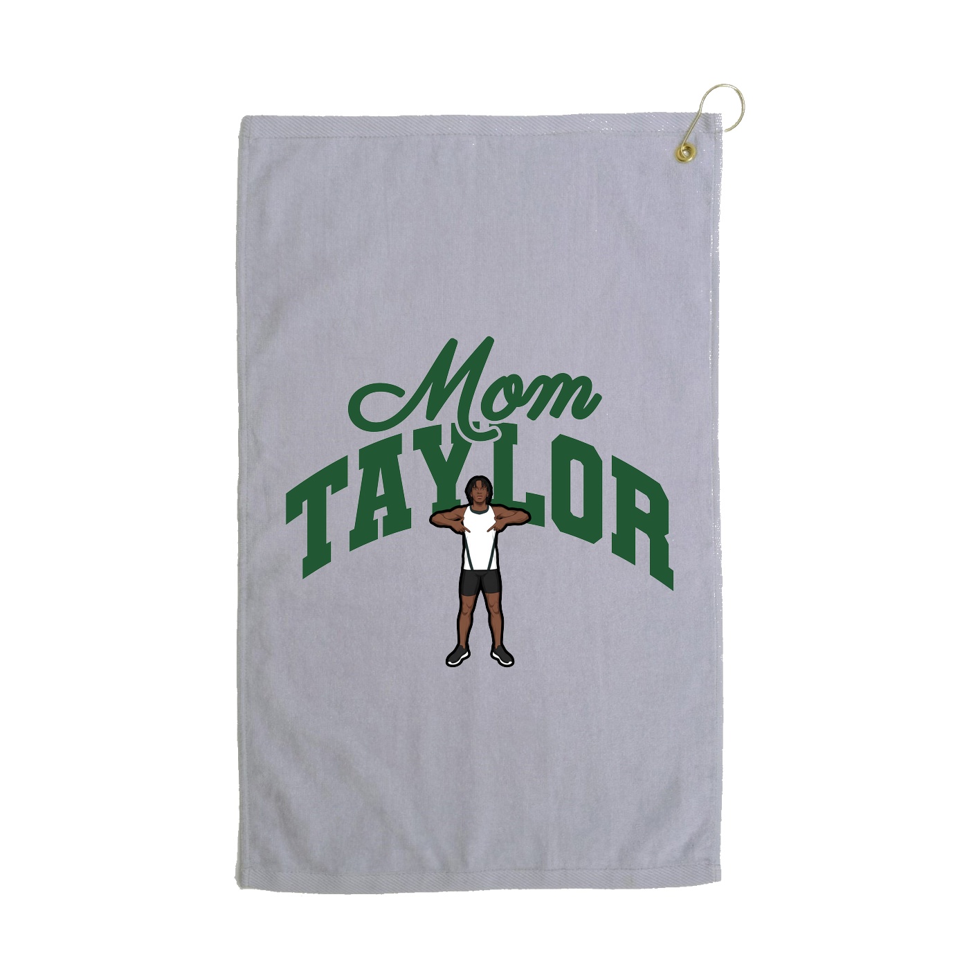 Golf Towel — Mothers Day Arch in Grey