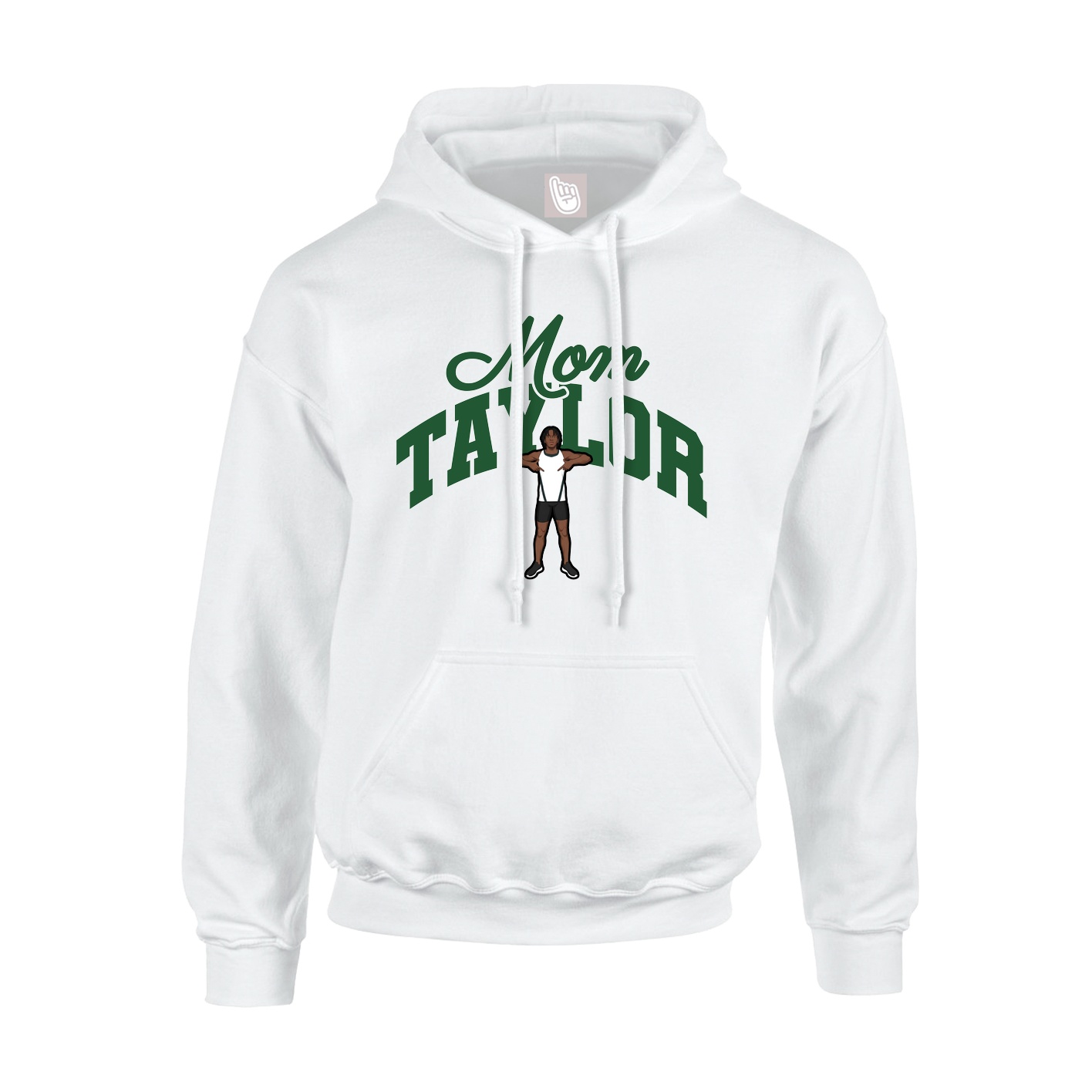 Youth Hoodie — Mothers Day Arch in White