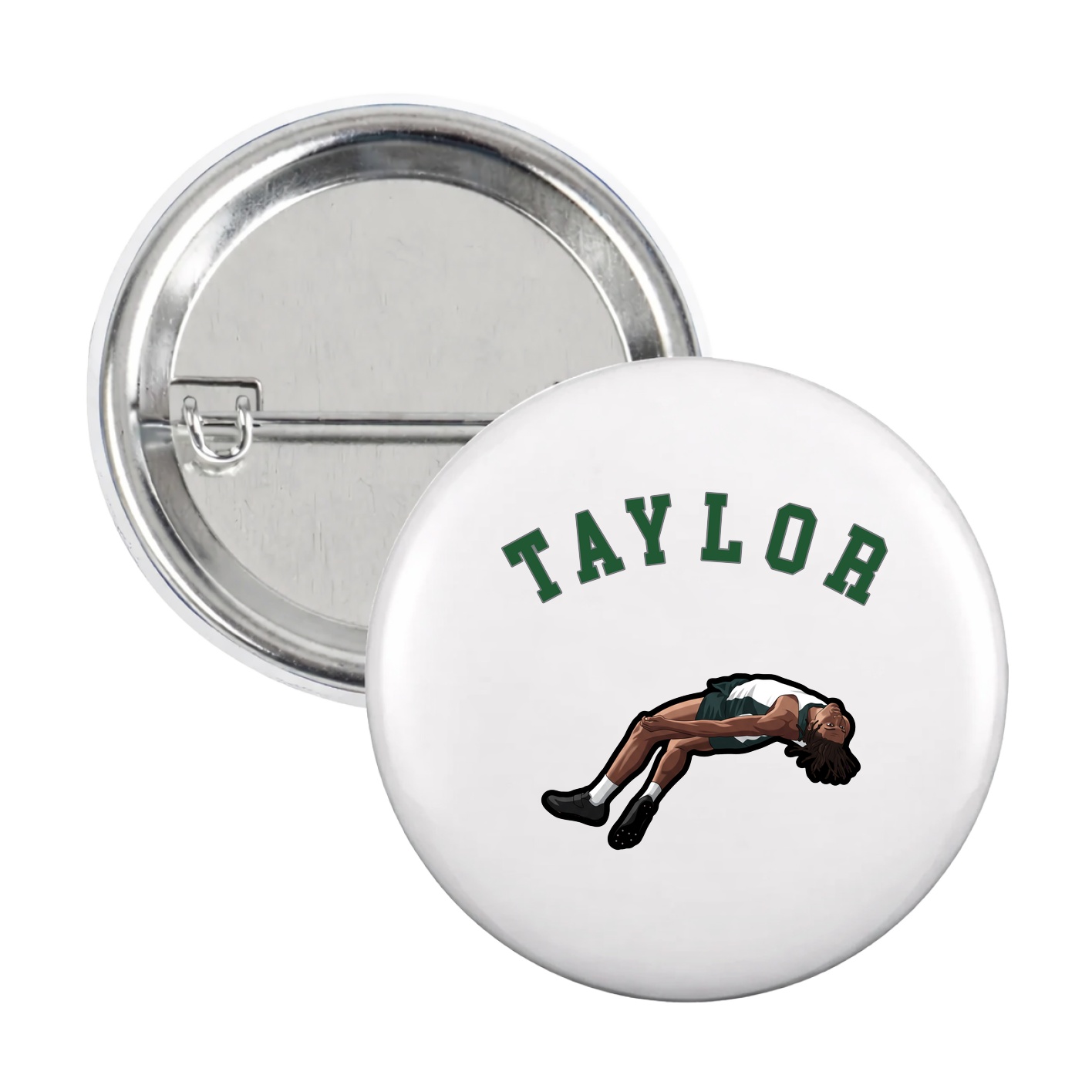 Game Day Button — Shirsey Arch in White