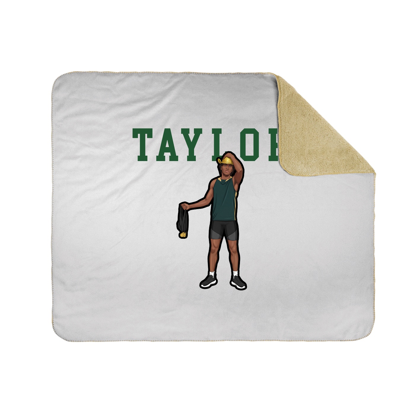 Throw Blanket — Shirsey in White