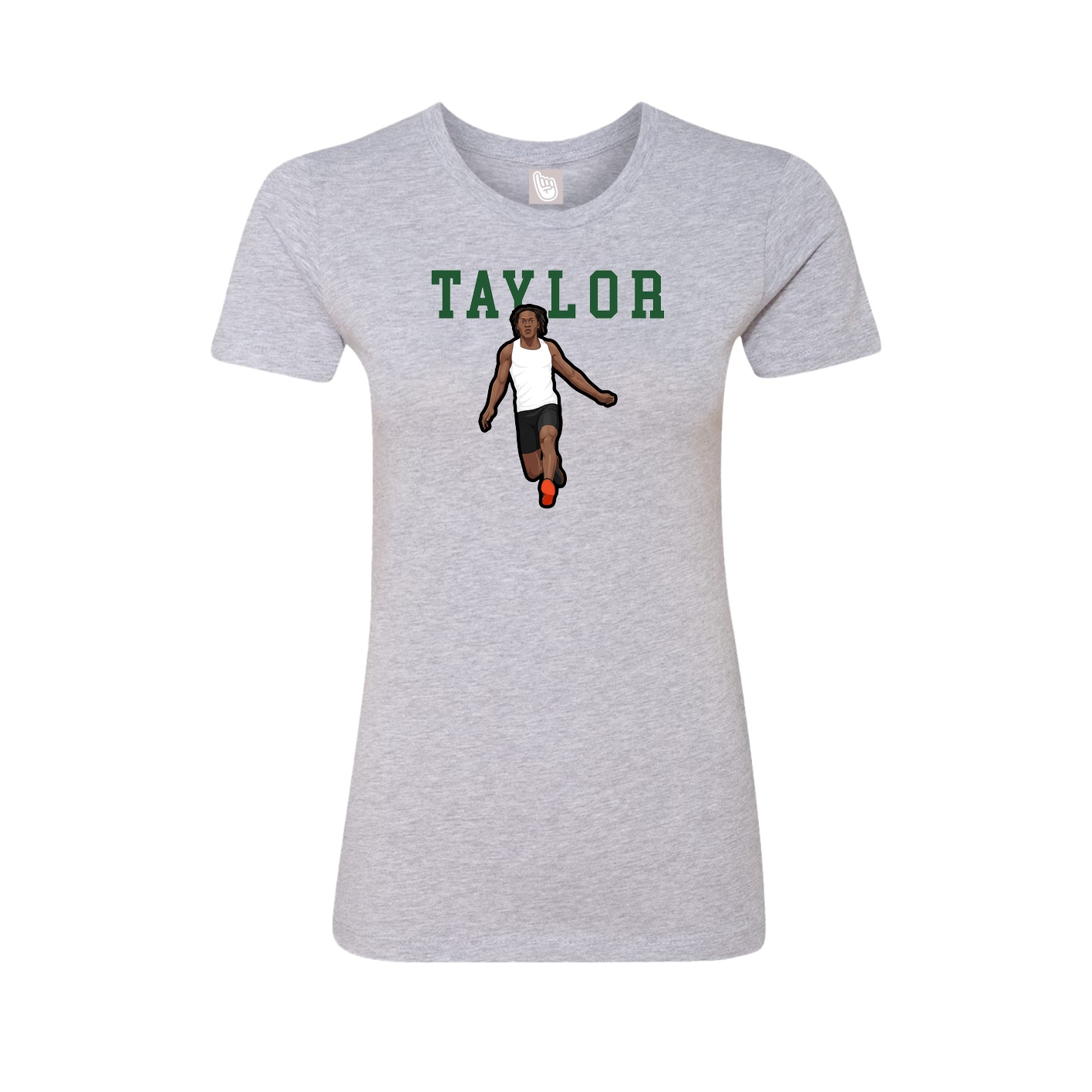 Fitted Women's Tee — Shirsey in Grey