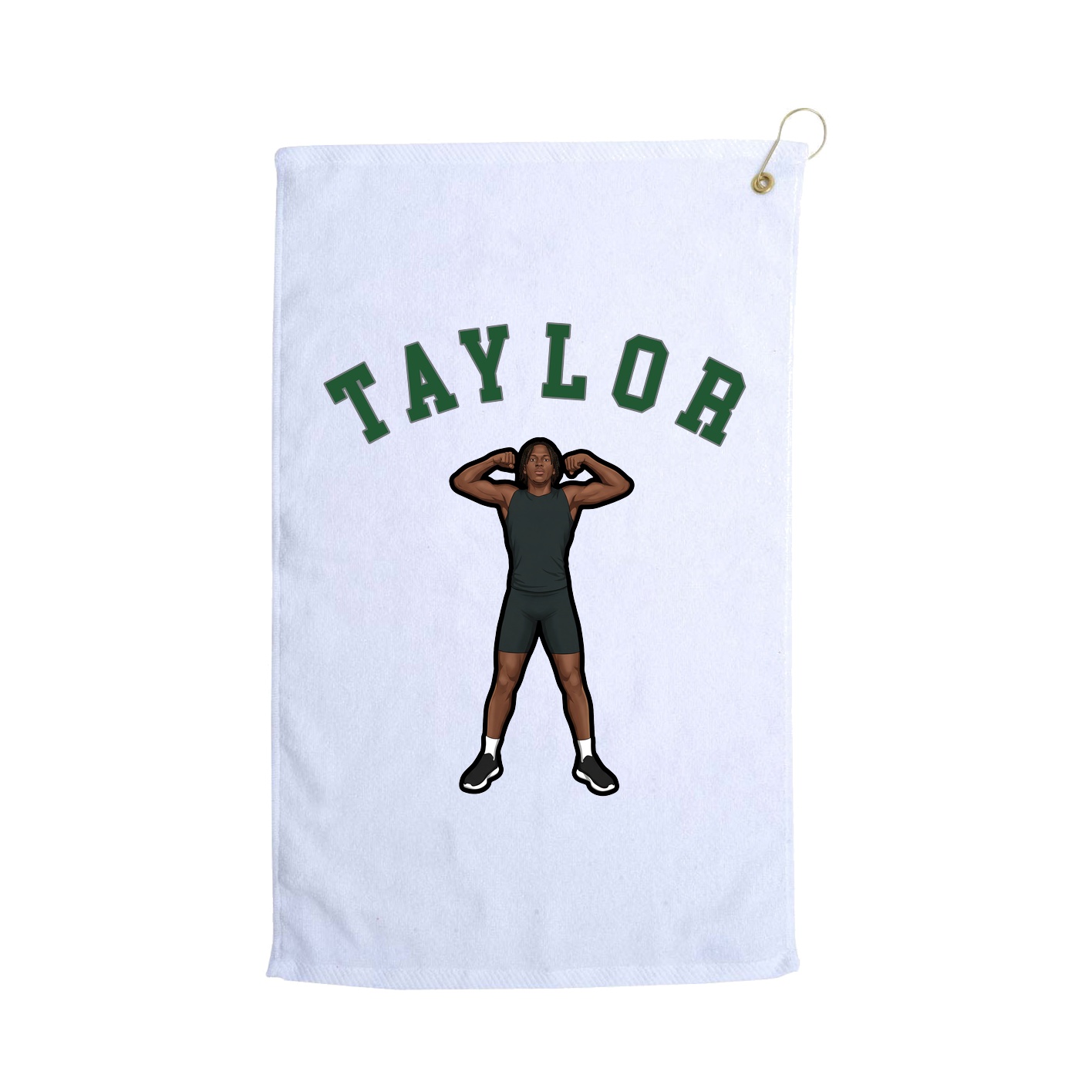 Golf Towel — Shirsey Arch in White